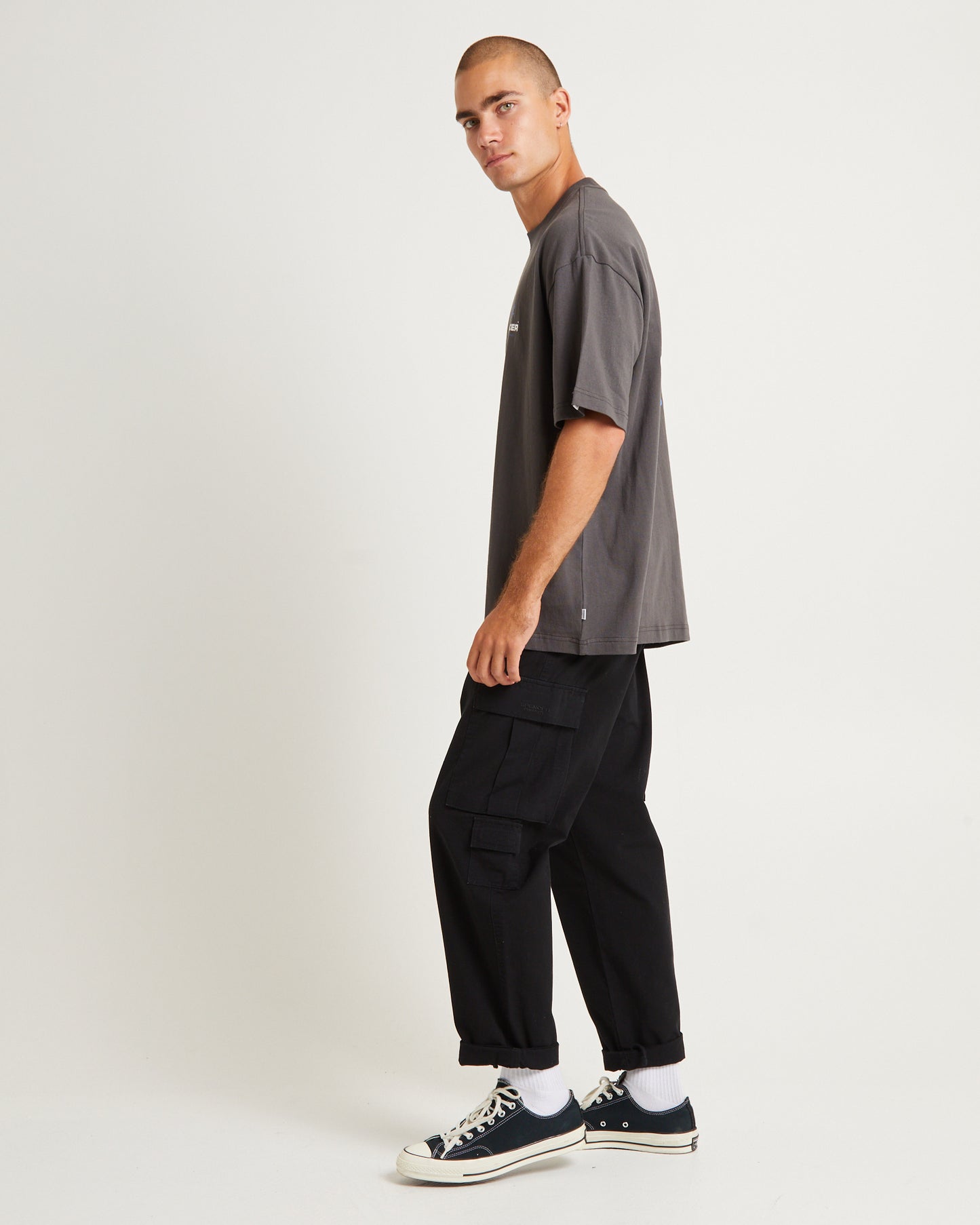 Pegasus Short Sleeve T-Shirt Charcoal