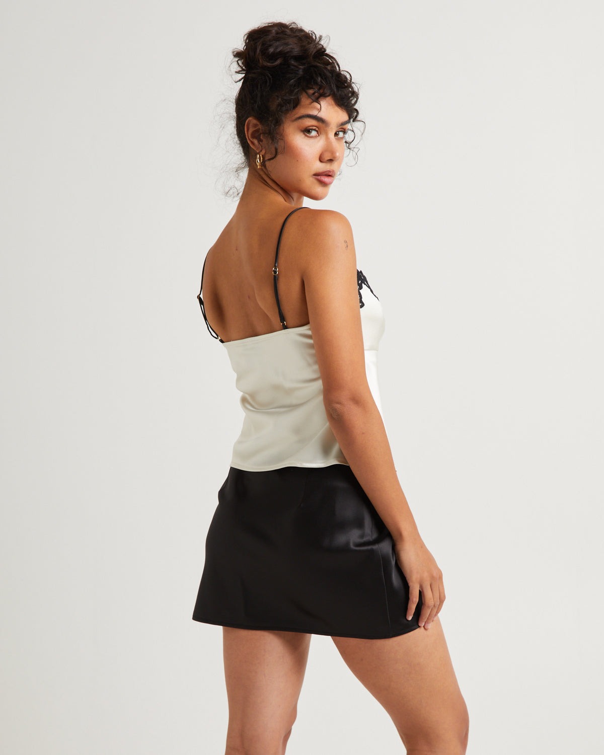 Suki Lace Chevron Cami BUTTER
