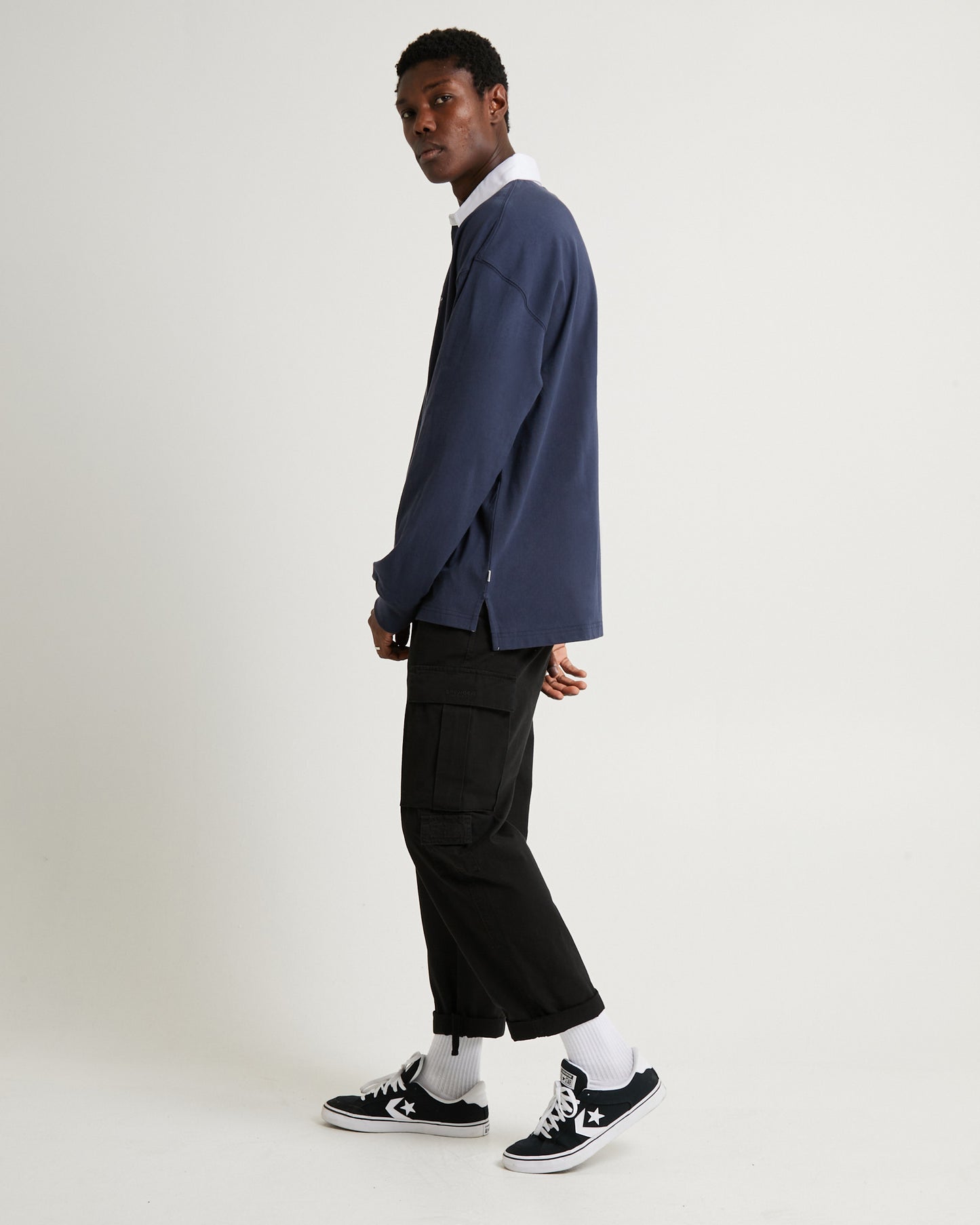 1992 Long Sleeve Polo Navy