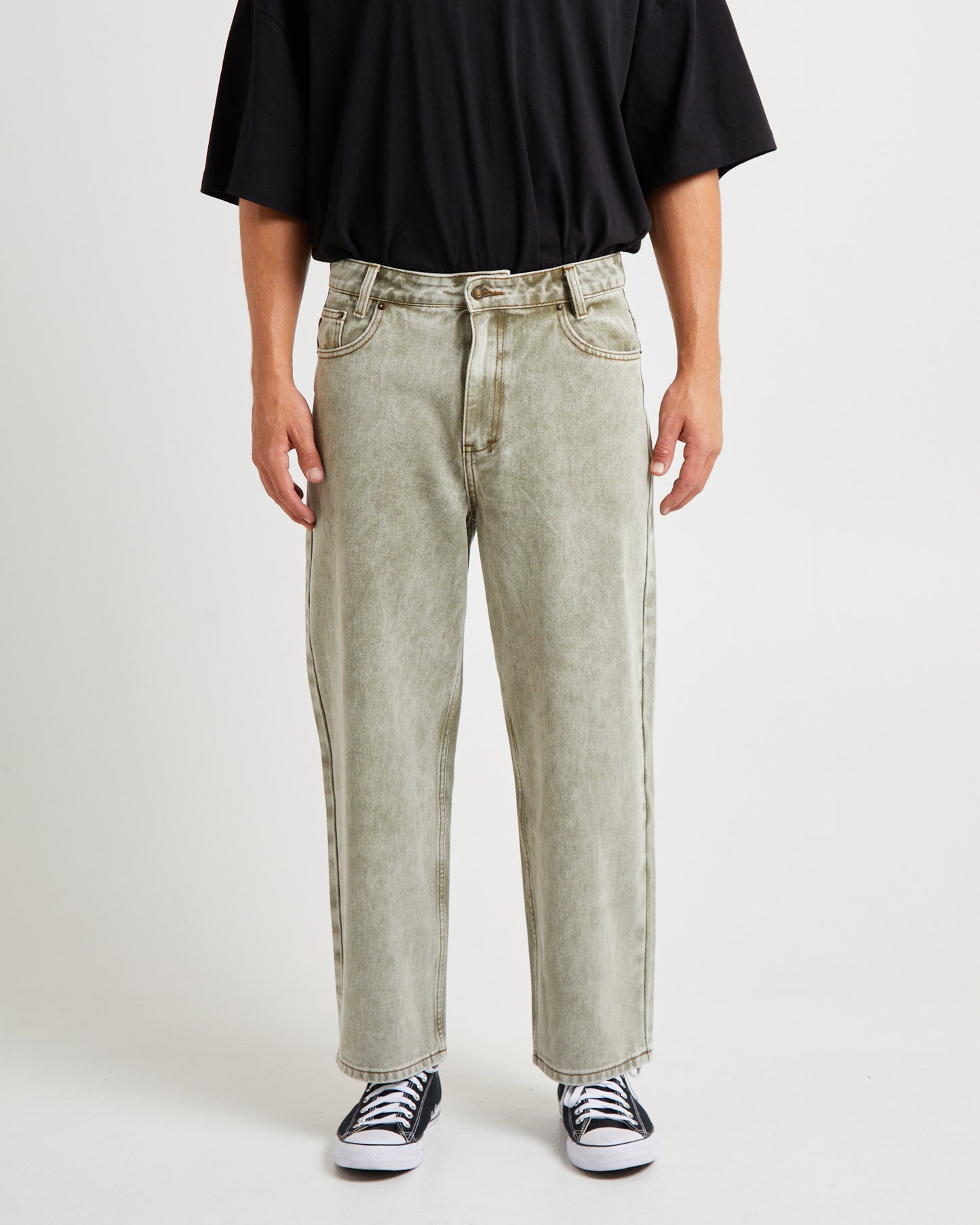 Knocker Wide Leg Denim Jeans