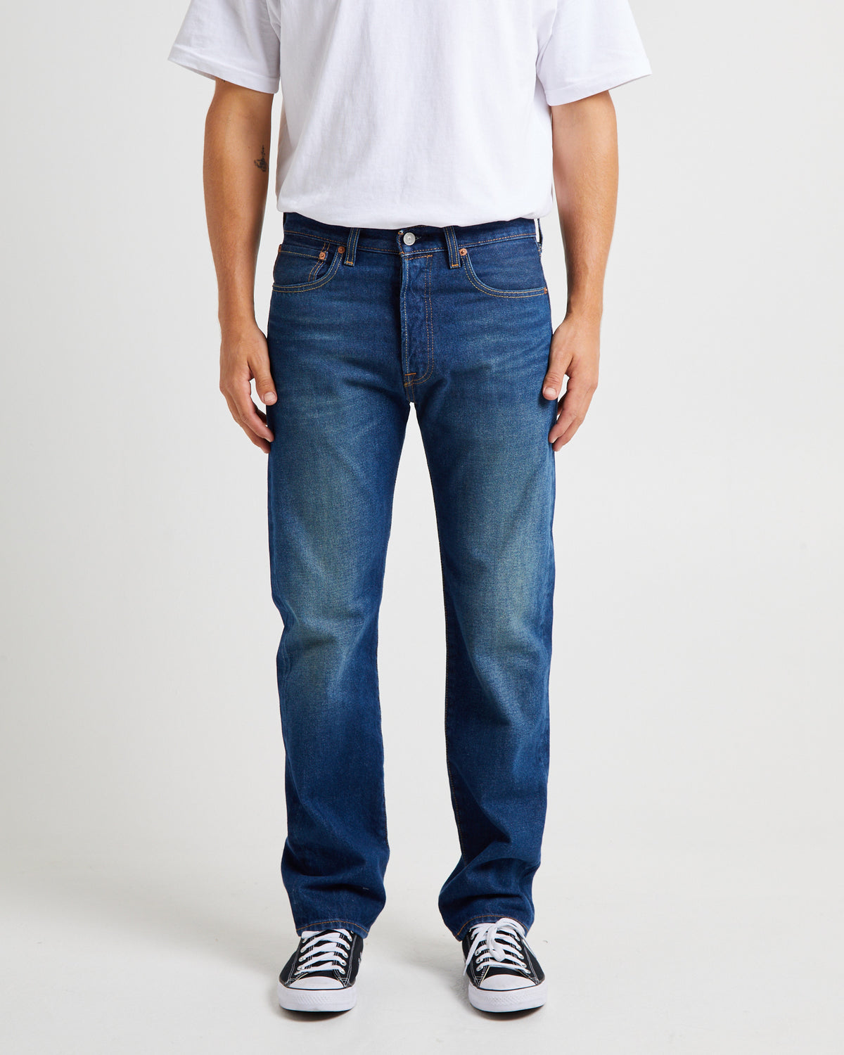 555 '96 Relaxed Straight Denim Jeans WISH YOU WOULD