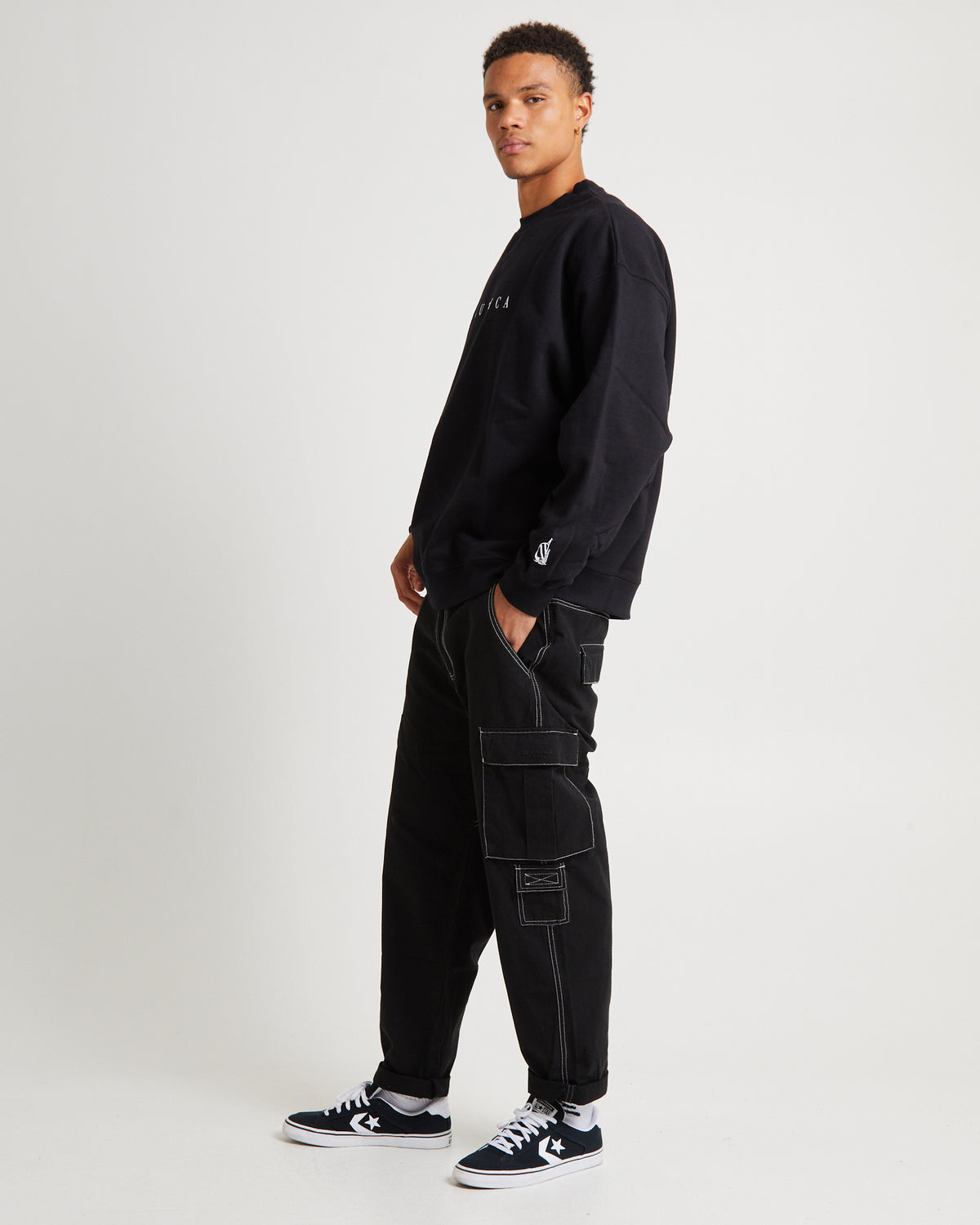 Lynche Sweatshirt Black BLACK