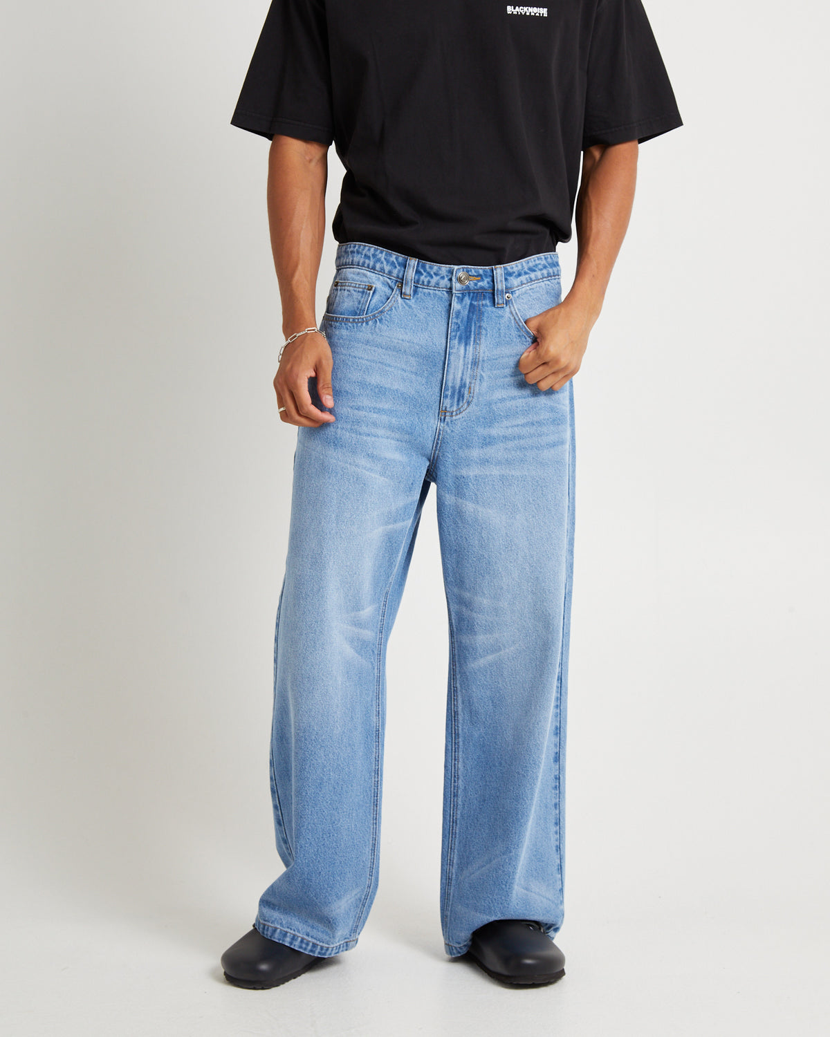 Prism Wide Denim Jeans BLUE
