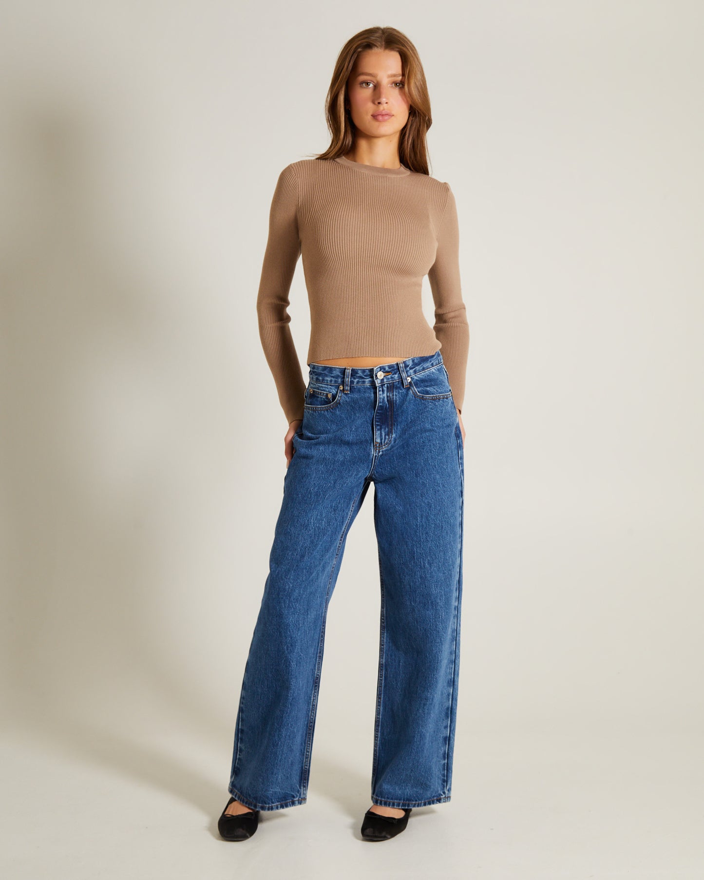 Luxe Knitted Long Sleeve Top