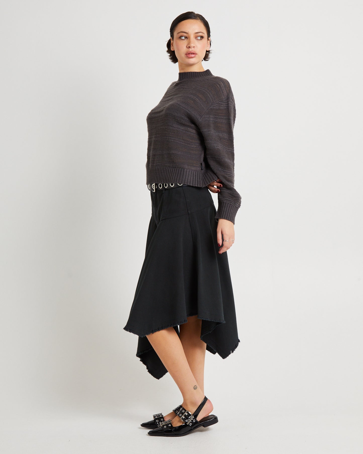 Slub Ladder Knit Jumper