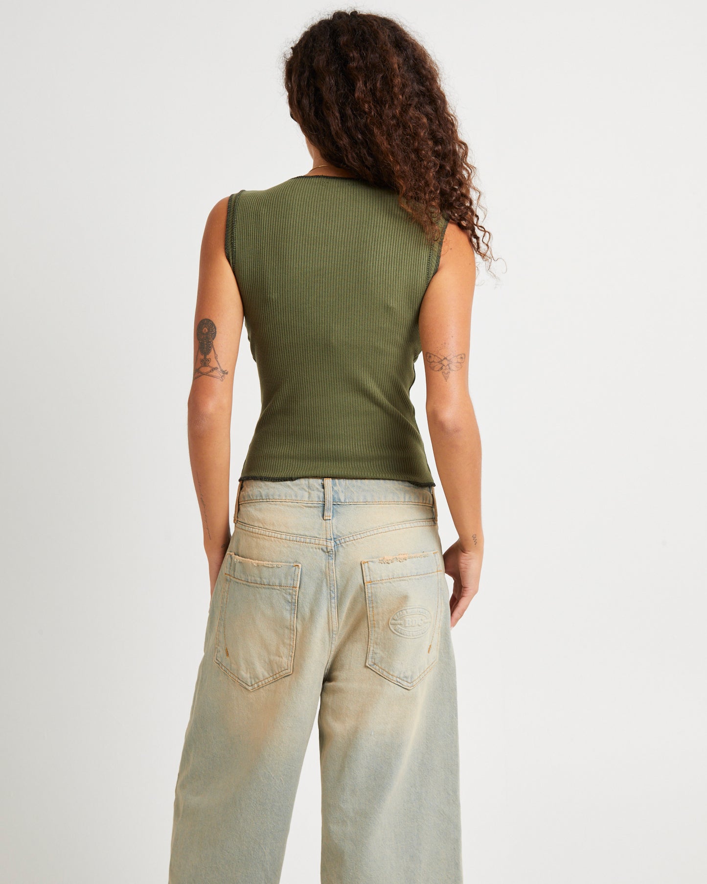 Stencil Rib Tank Top