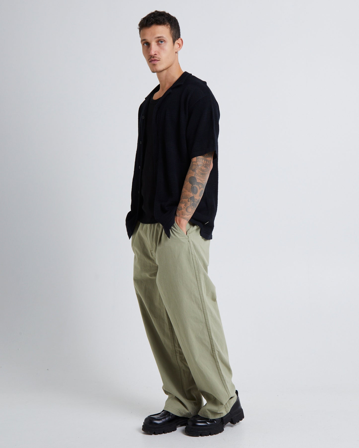 Knitted Short Sleeve Resort Shirt