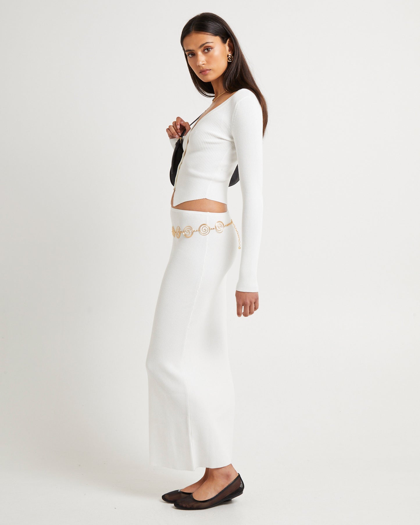 Kelse Knitted Long Sleeve Button Top