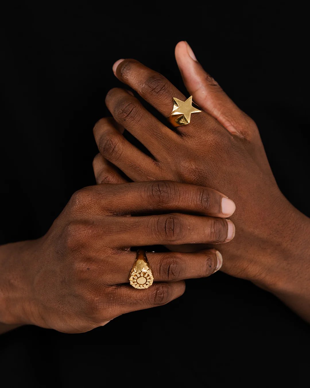 Shooting Star Ring Gold