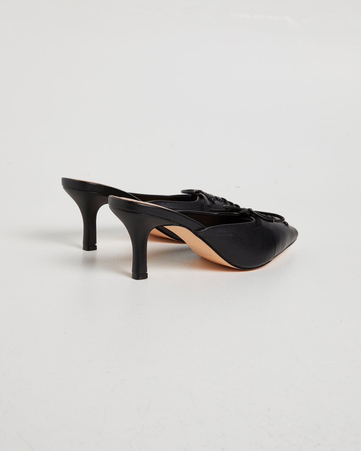Jealous Black Smooth Heels BLACK