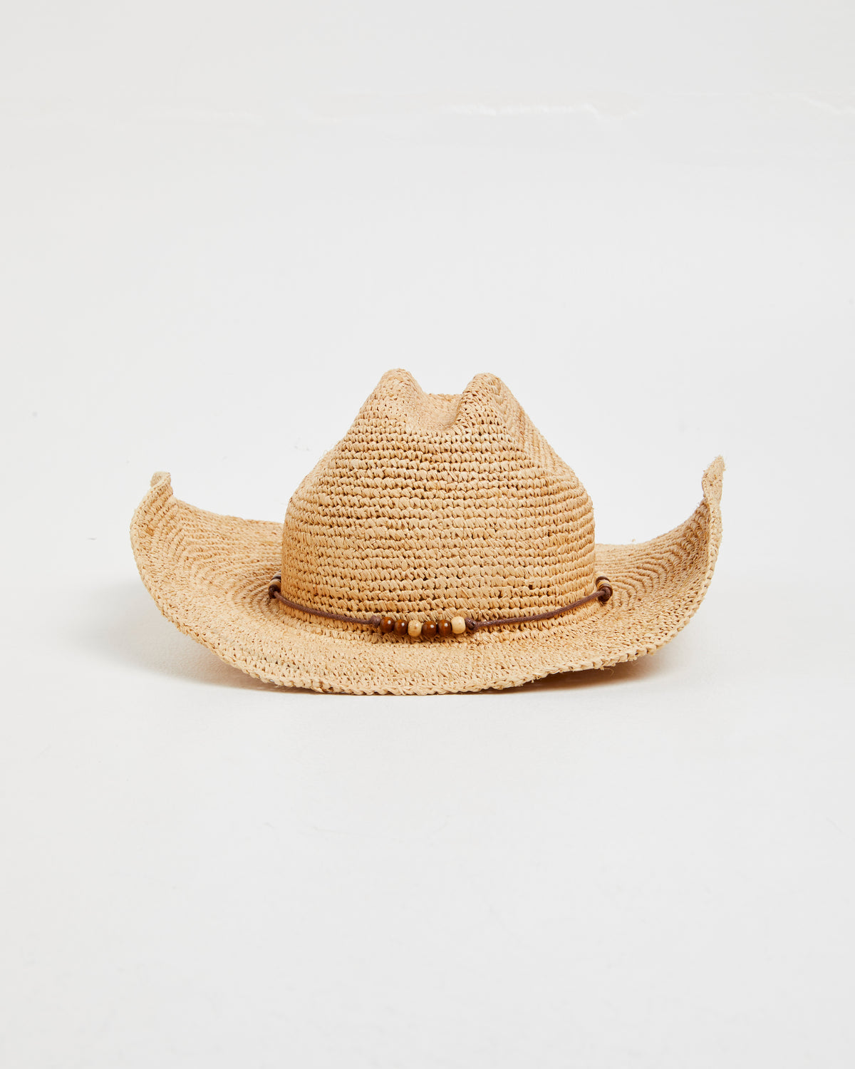 Beach Side Rafia Cowboy Hat NATURAL