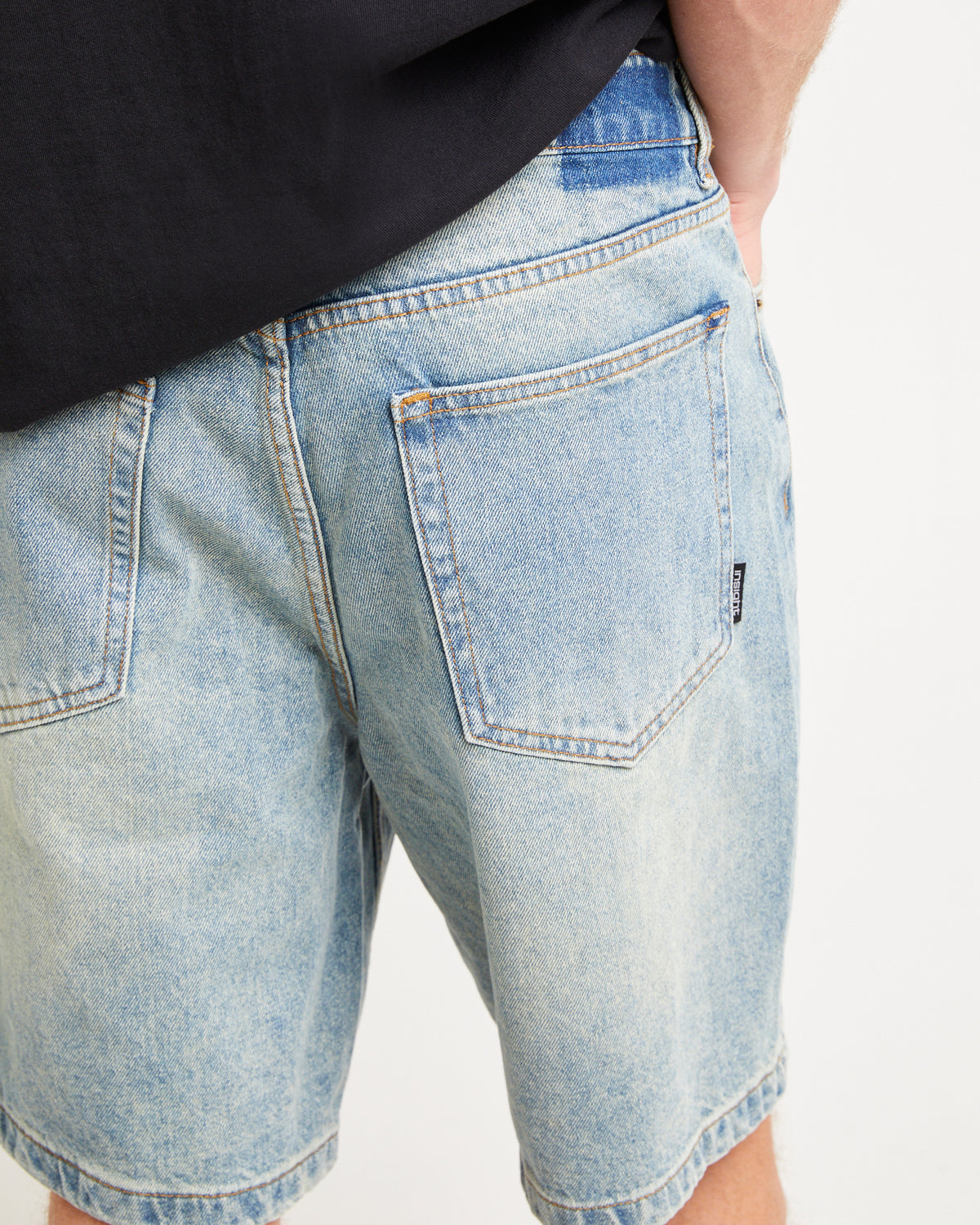 Knocker Vintage Denim Shorts DAZED TINT
