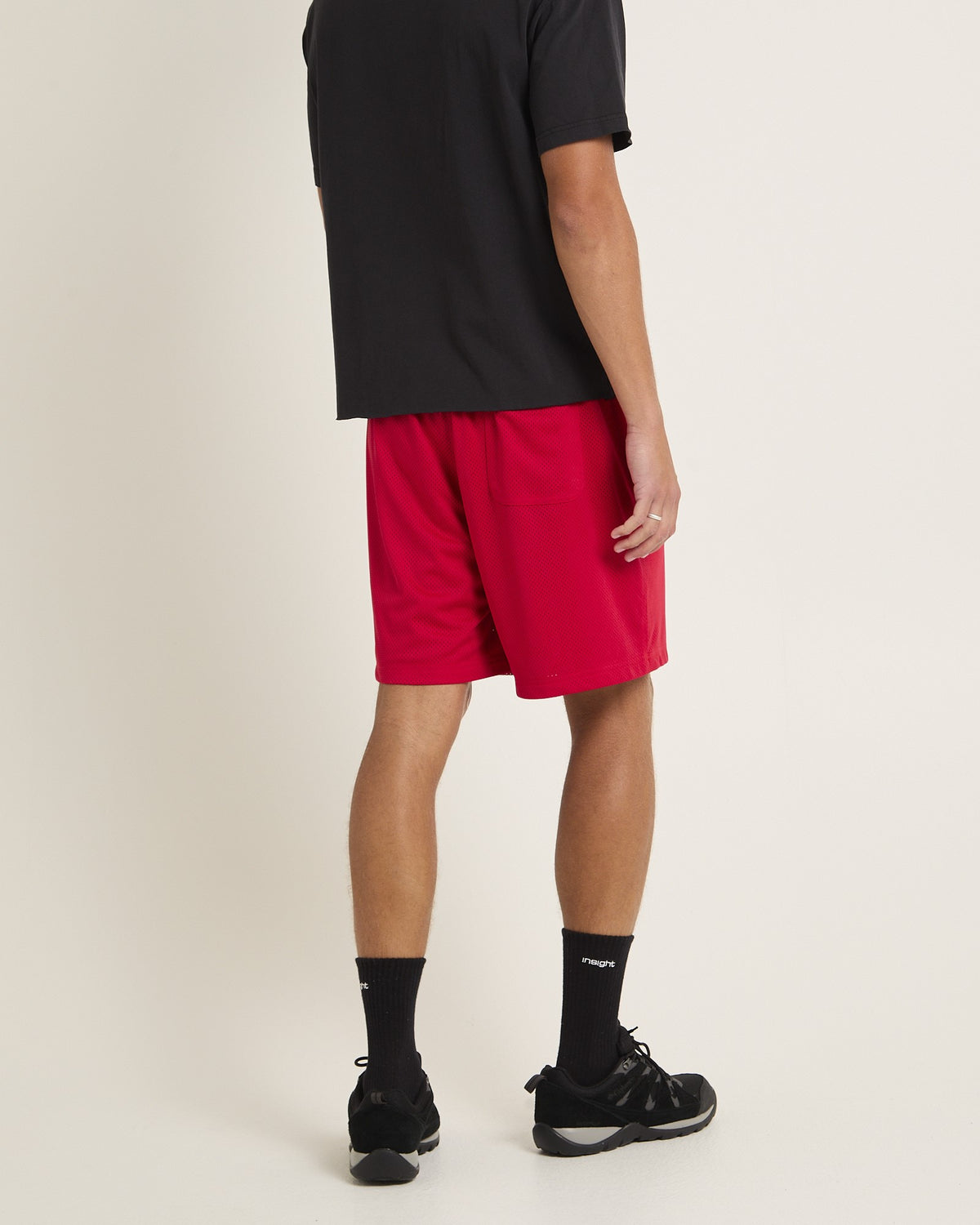 Melrose Mesh Shorts RED
