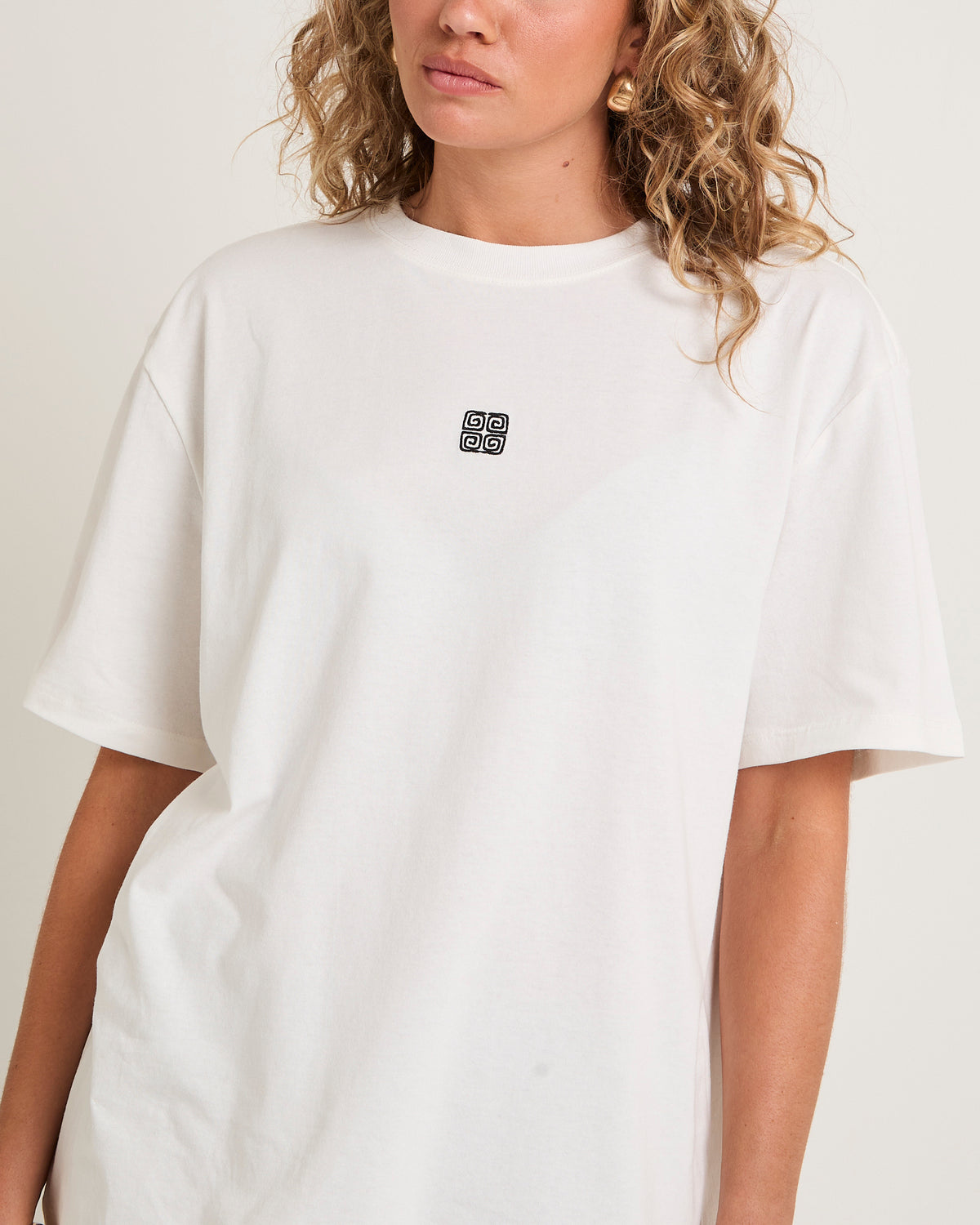 Sprios Logo Oversized T-Shirt WHITE