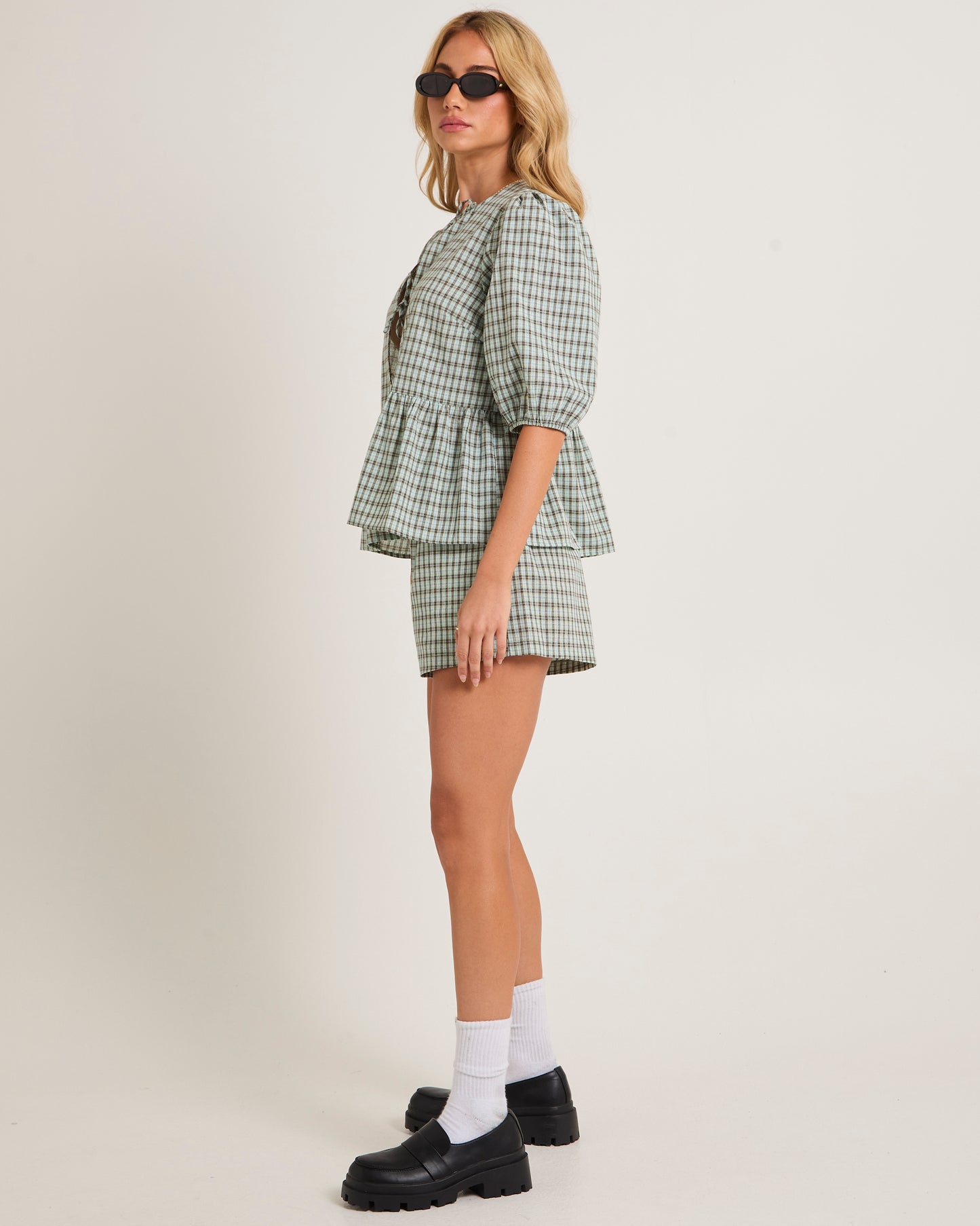 Delmar Check Frill Shirt