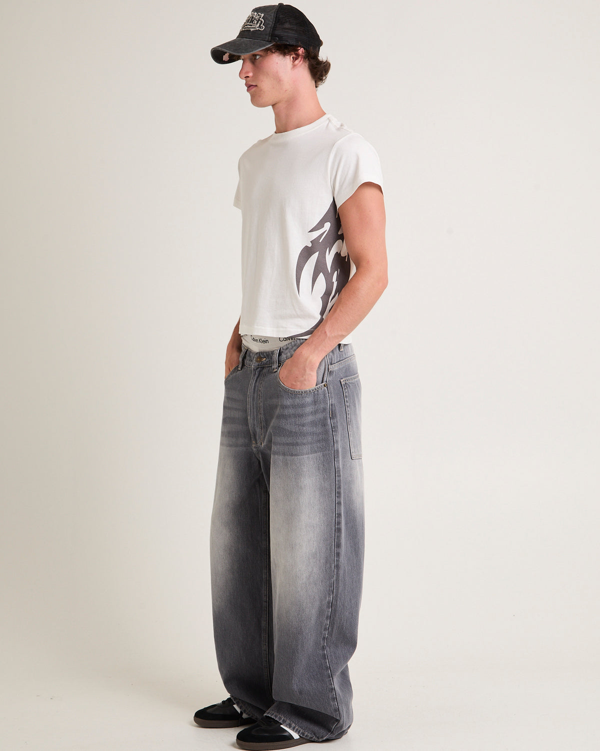 Nu Shrunken T-Shirt WHITE