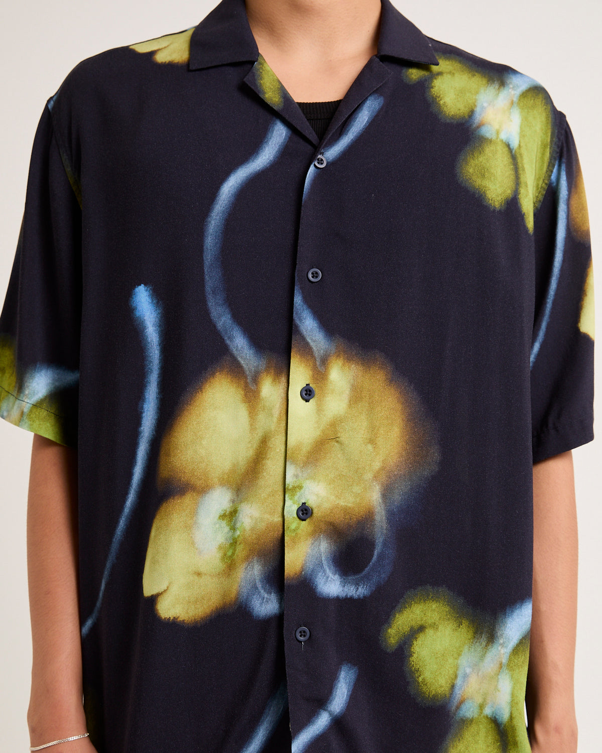Alma Short Sleeve Resort Shirt NAVY