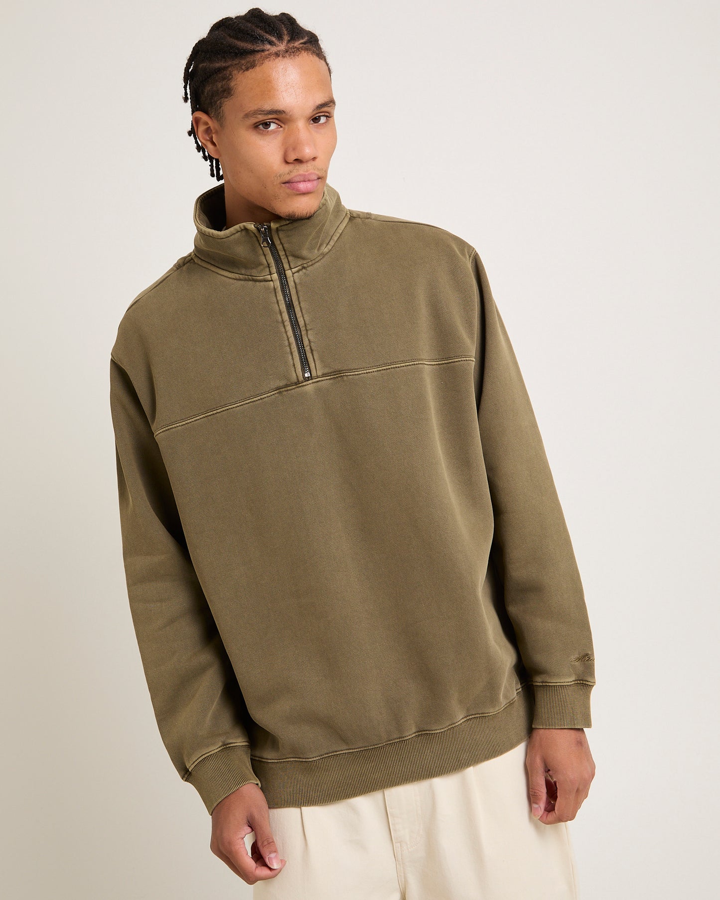 Script 1/4 Zip Fleece Jumper