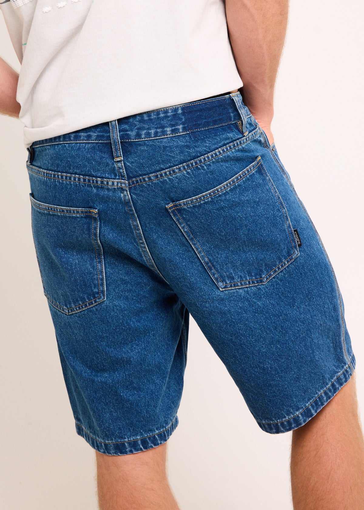 Knocker Vintage Denim Shorts MID 90S BLUE