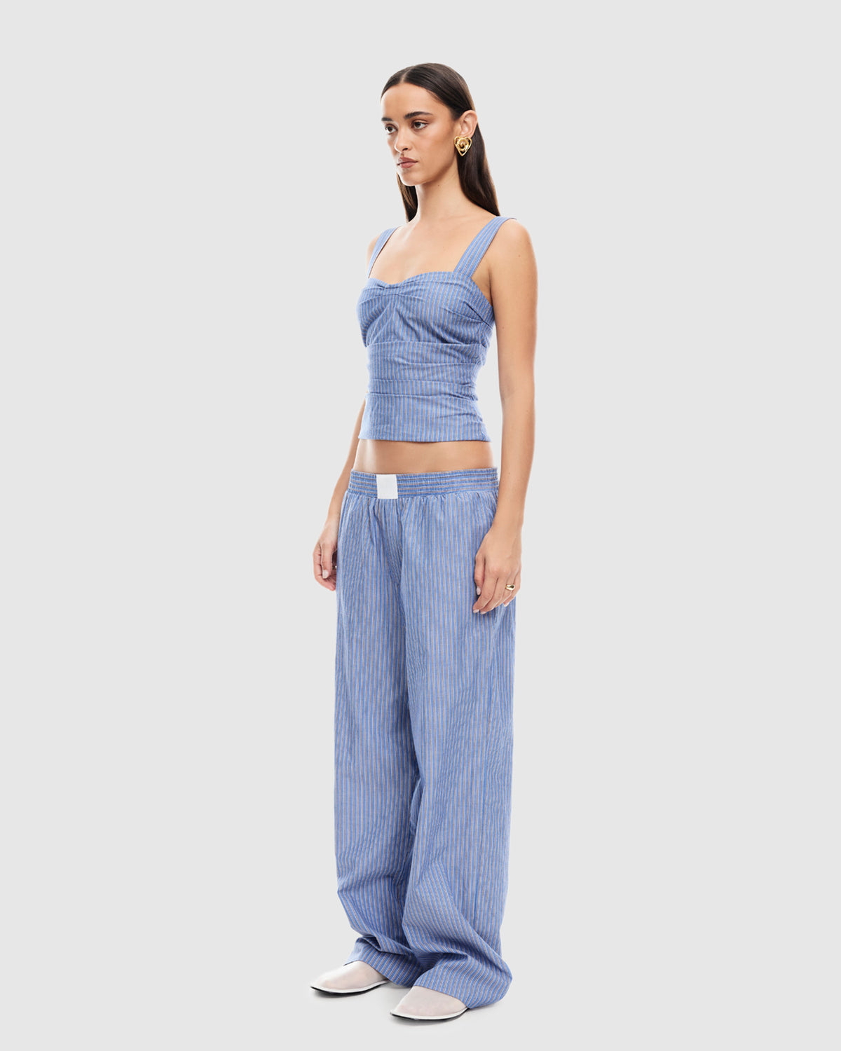 Cobain Pants NAVY STRIPE