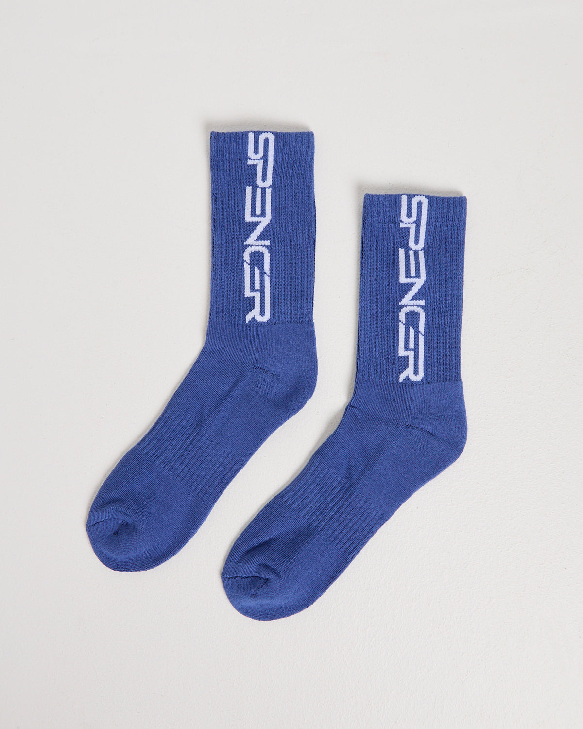 Glitch Y2K 3 Pack Socks BLUE