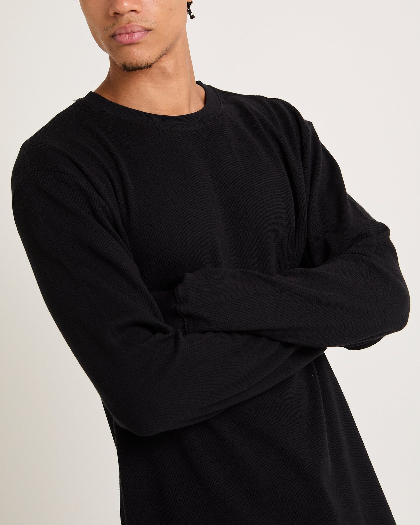 Waffle Long Sleeve Top