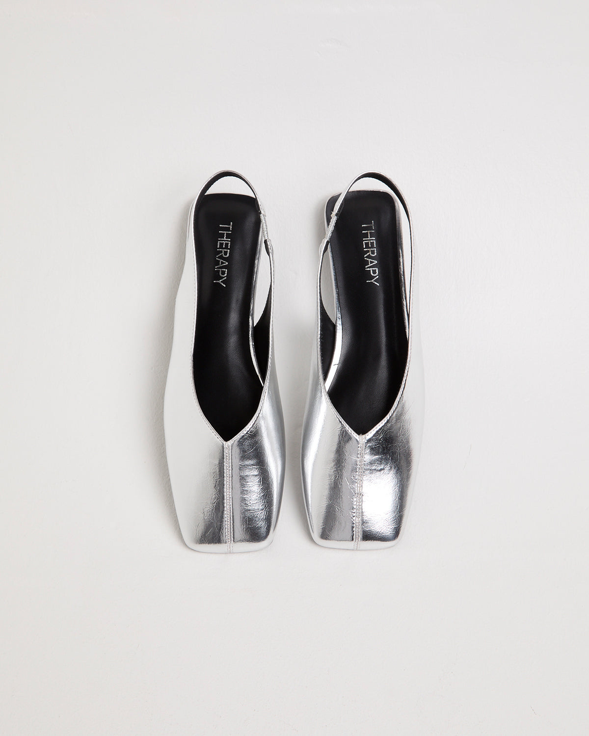 Graze Slingback Flats SILVER