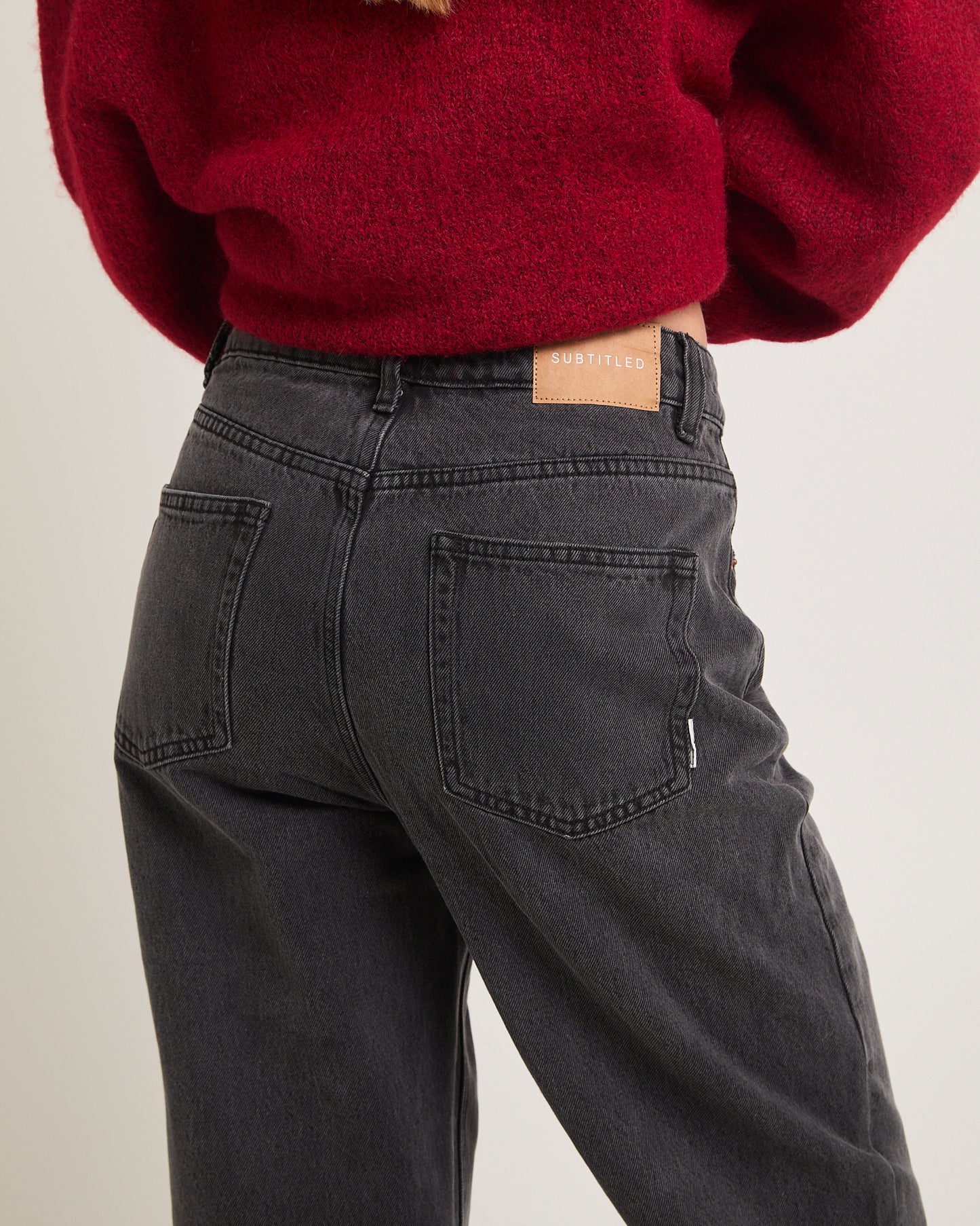 Alexa Mid Rise Denim Jeans Petite Relaxed