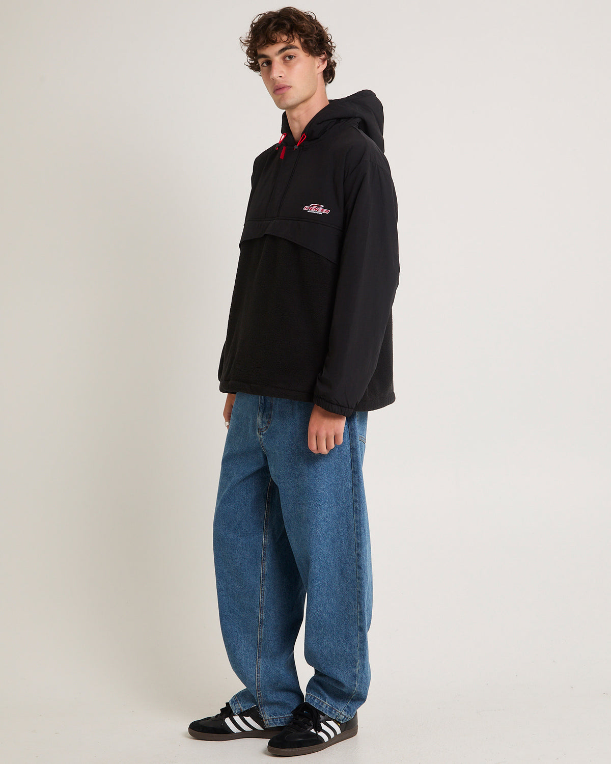 Lightspeed Fleece Anorak Jacket BLACK