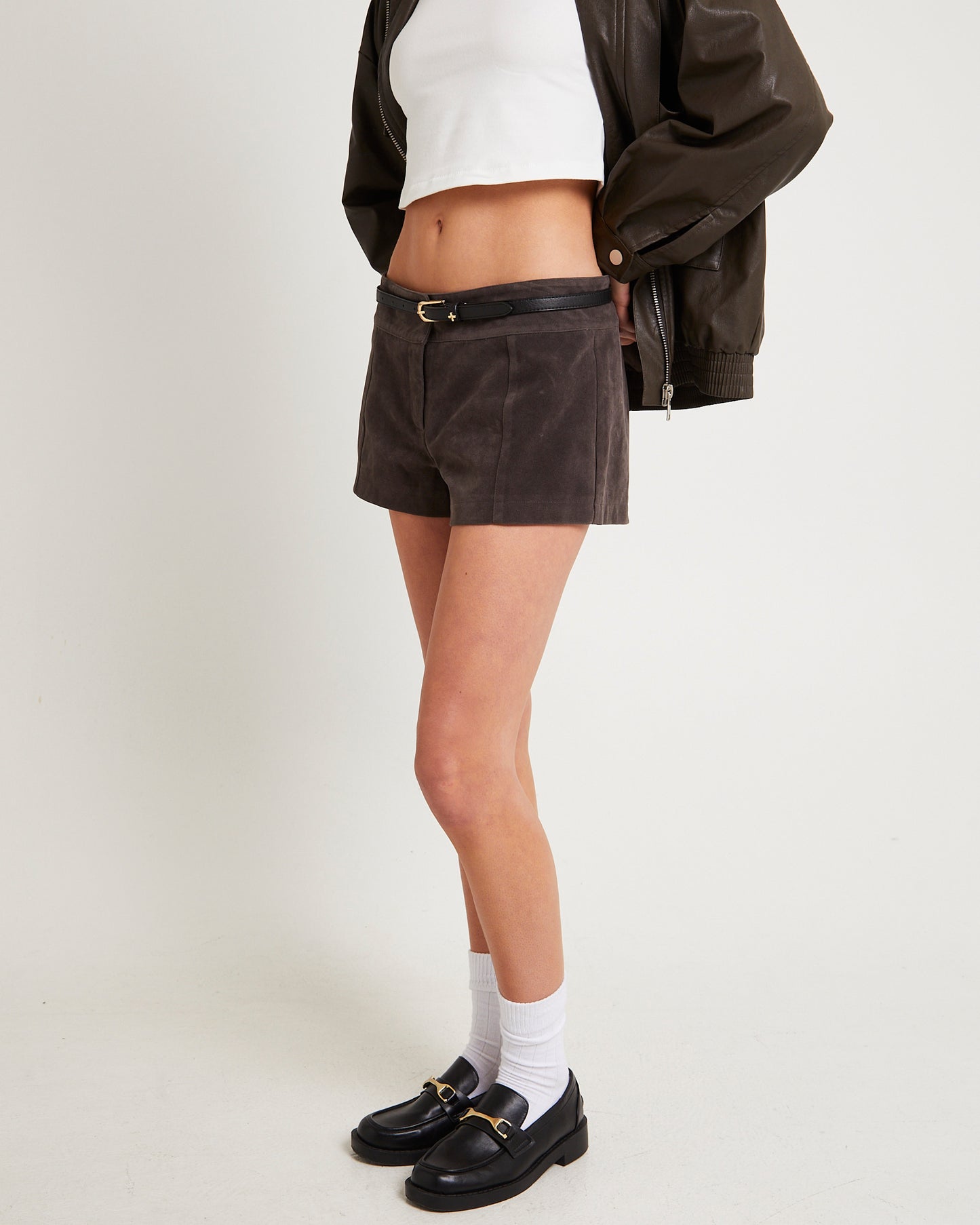 Elle Faux Suede Shorts