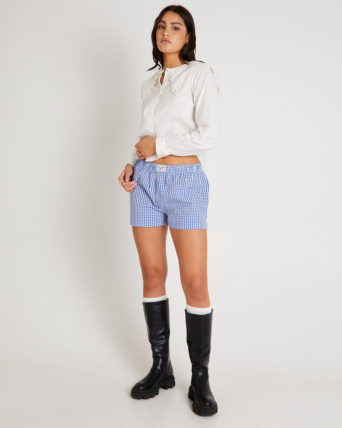 BDG Gingham Boxer Shorts