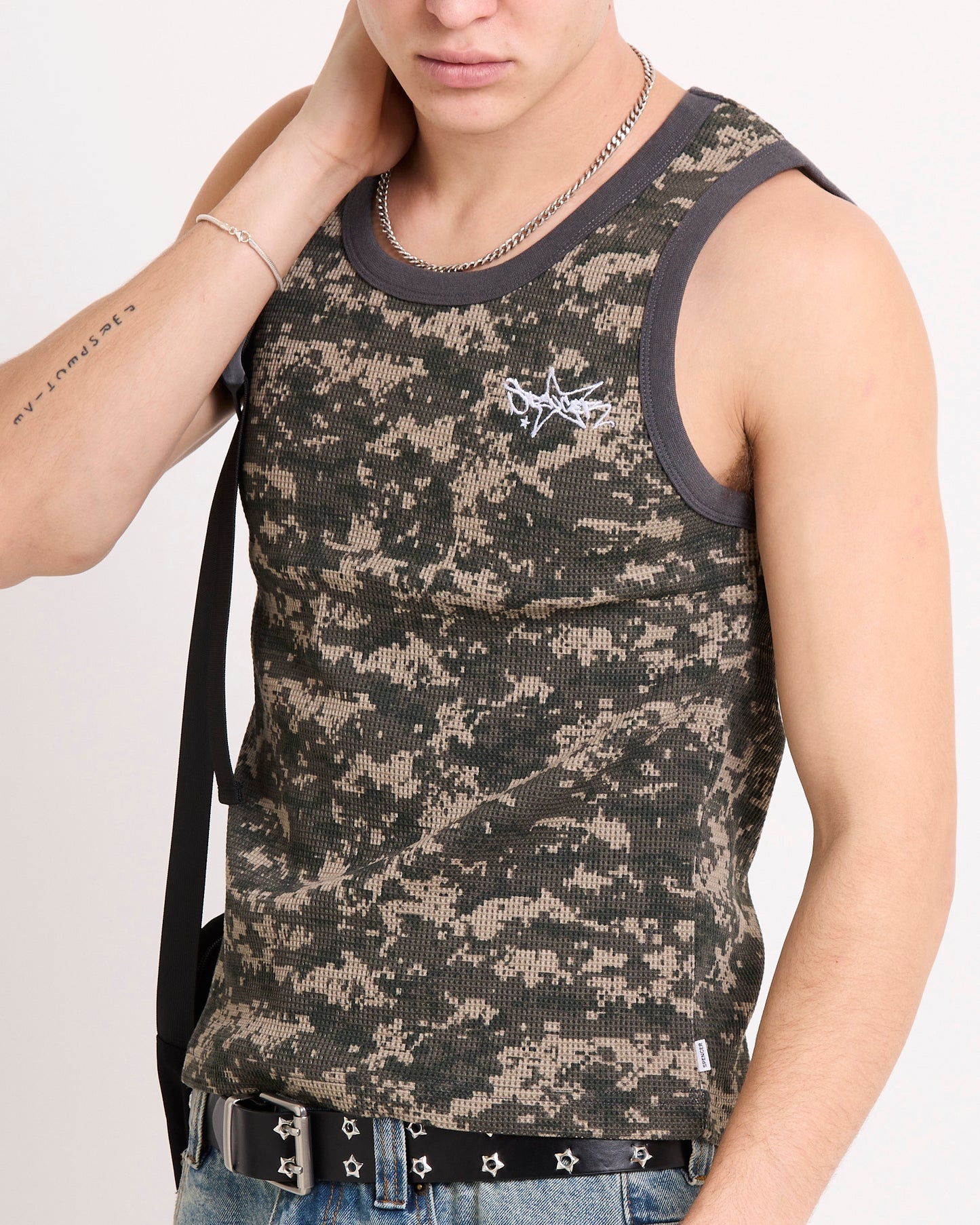 Starboy Camo Waffle Singlet