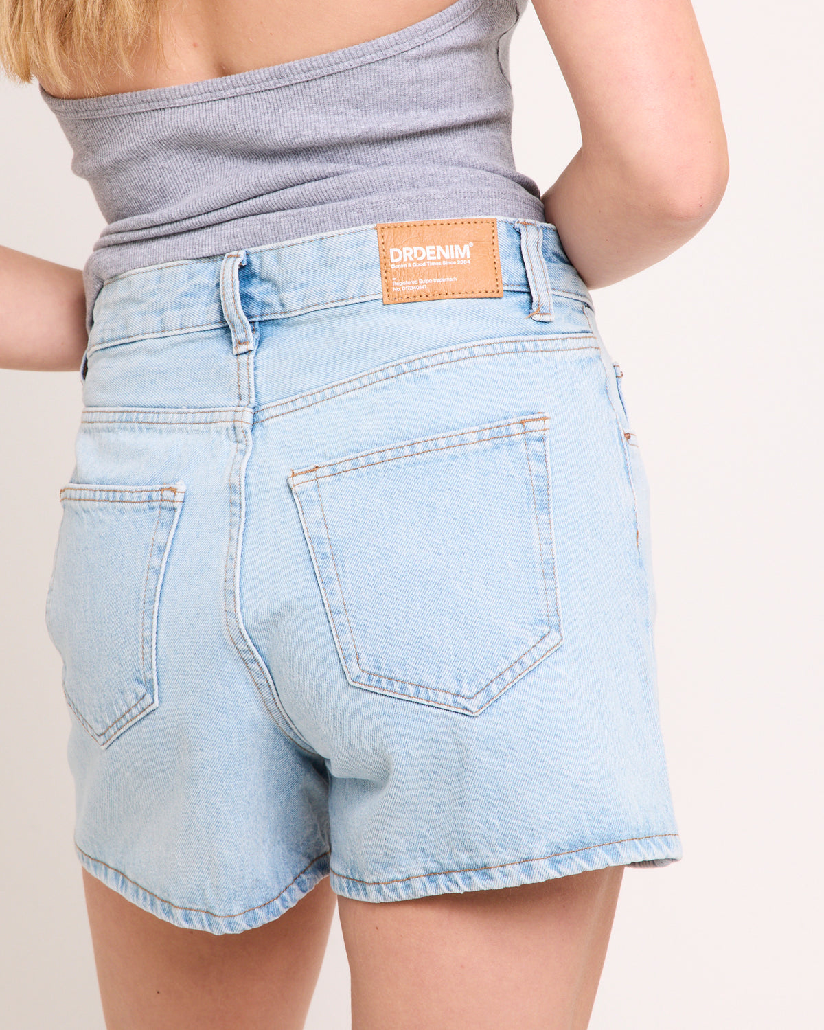 Nora Denim Shorts Stream Light Fade