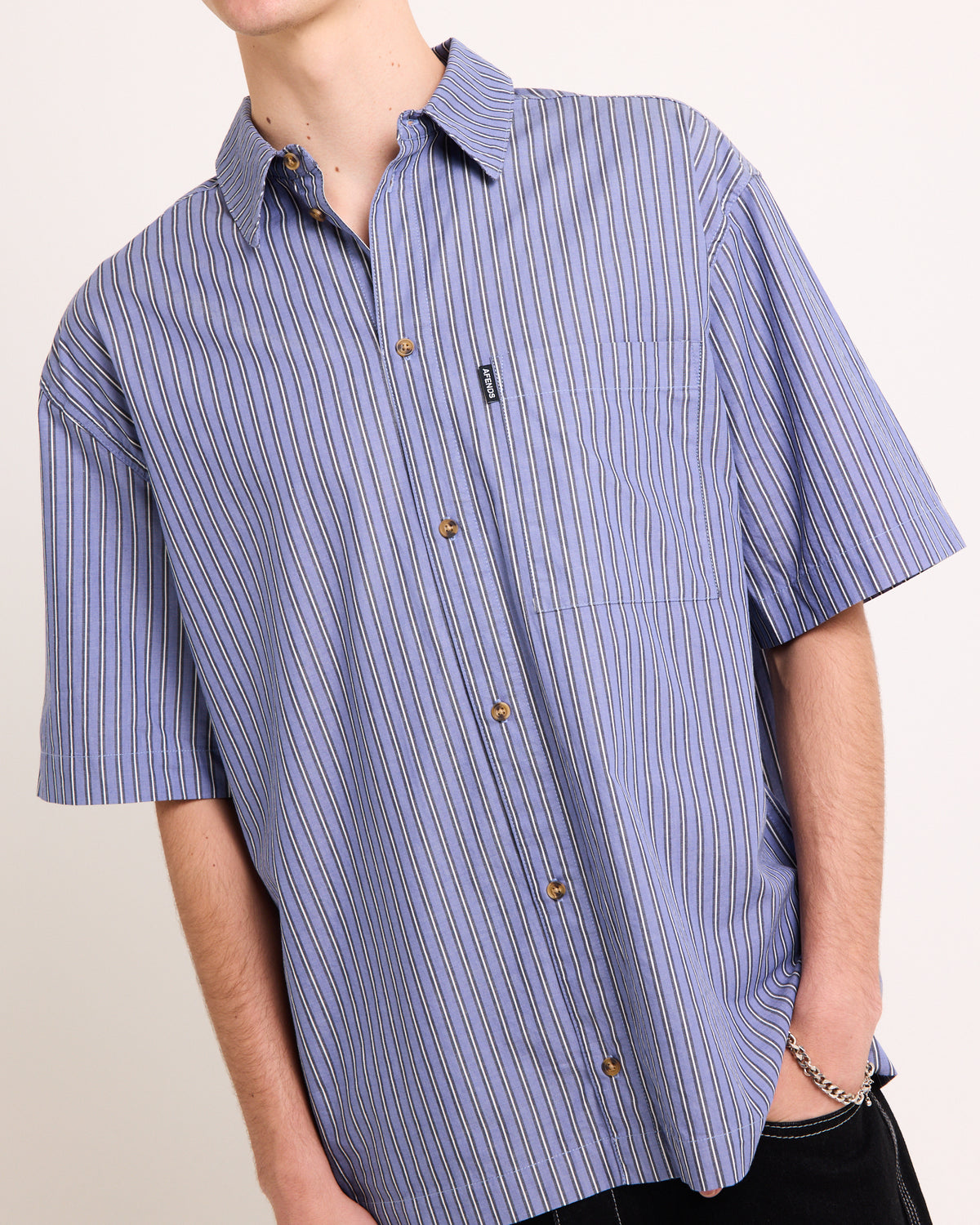 Shipwreck Stripe Short Sleeve Shirt MARLIN