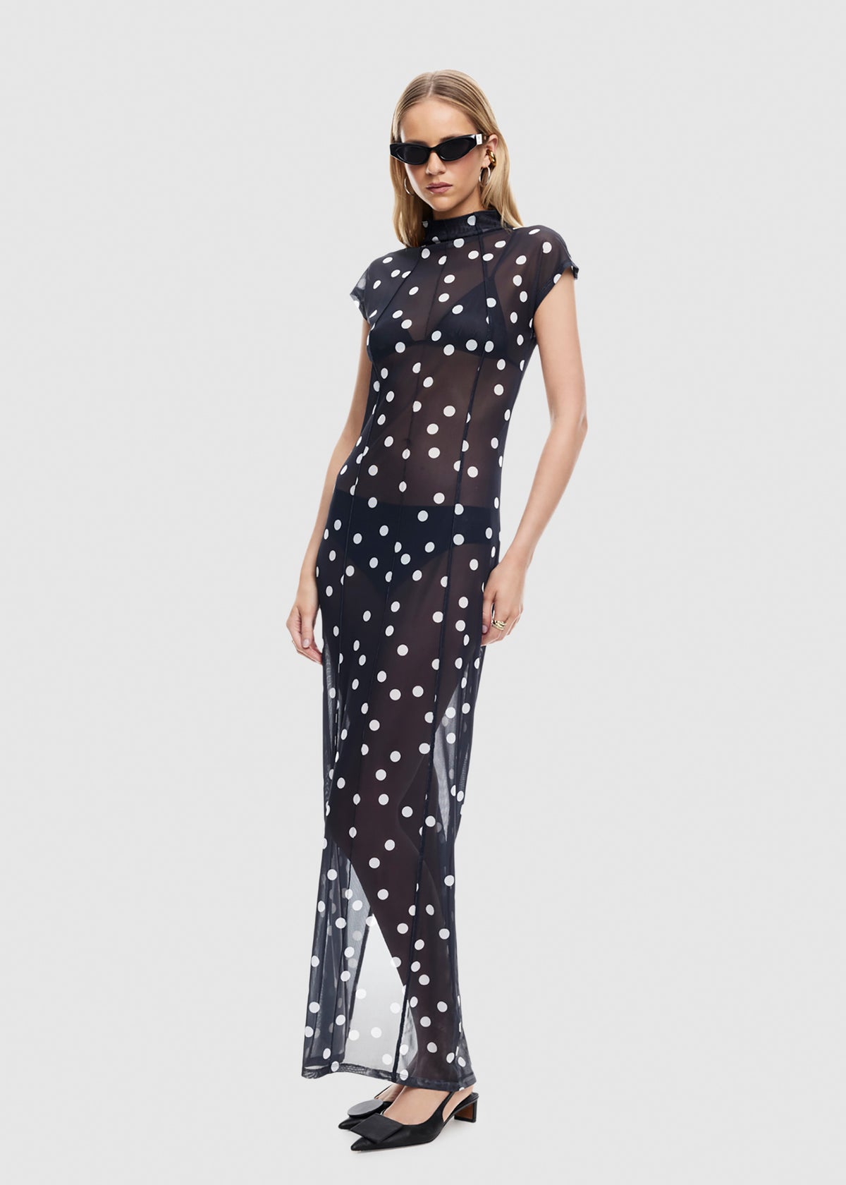 Redefined Maxi Dress NOIR POLKA