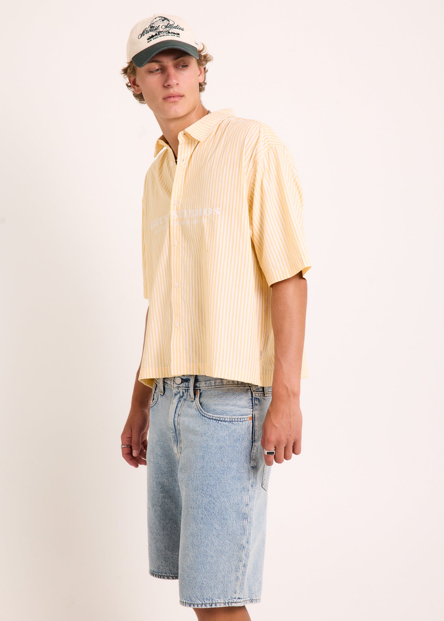 Everyday Cropped Short Sleeve Shirt