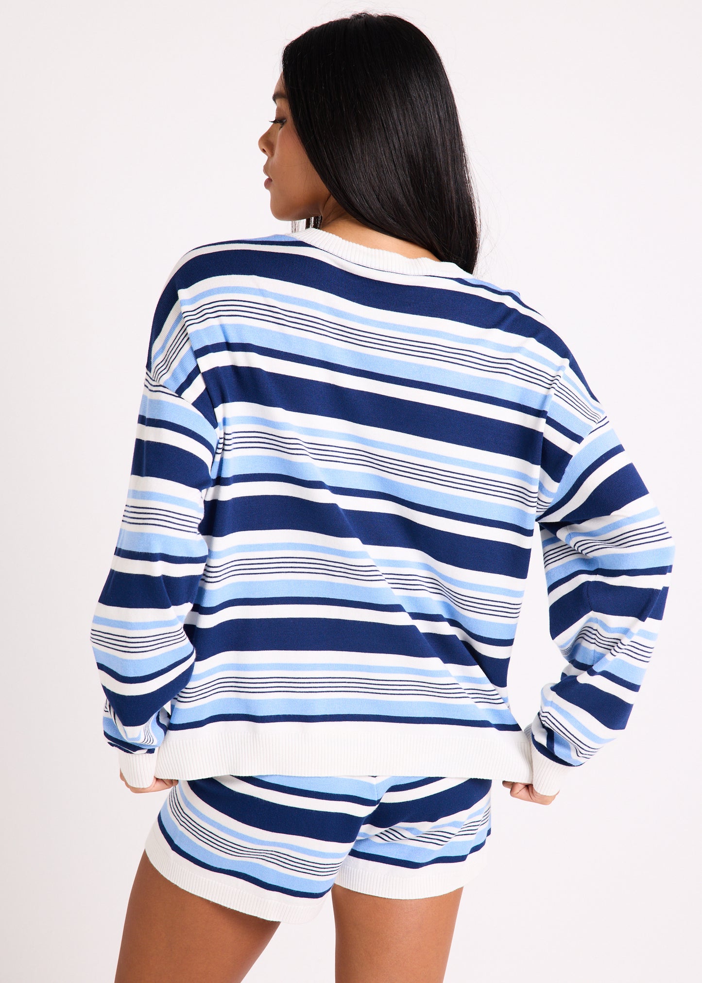 Chiara Stripes Oversized Knit Top