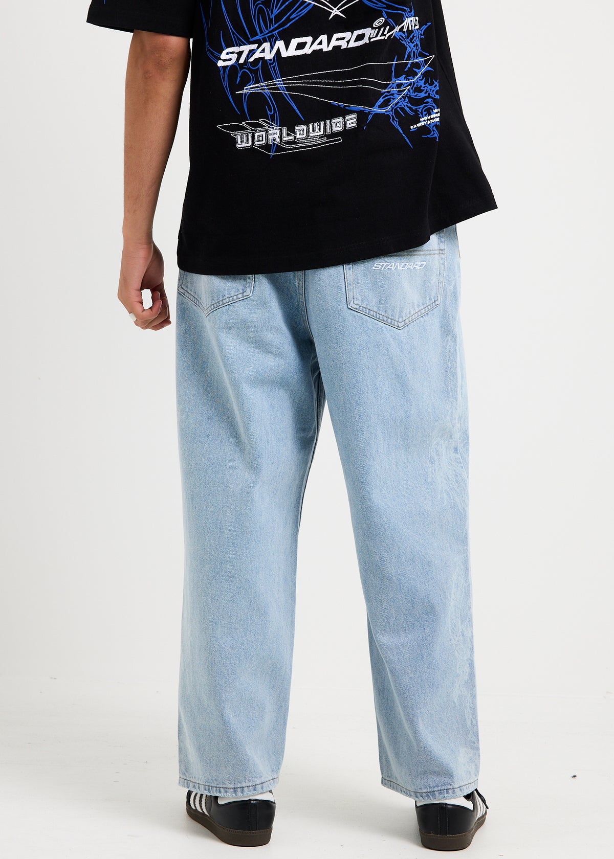 Sliver Denim Jeans WORN BLUE