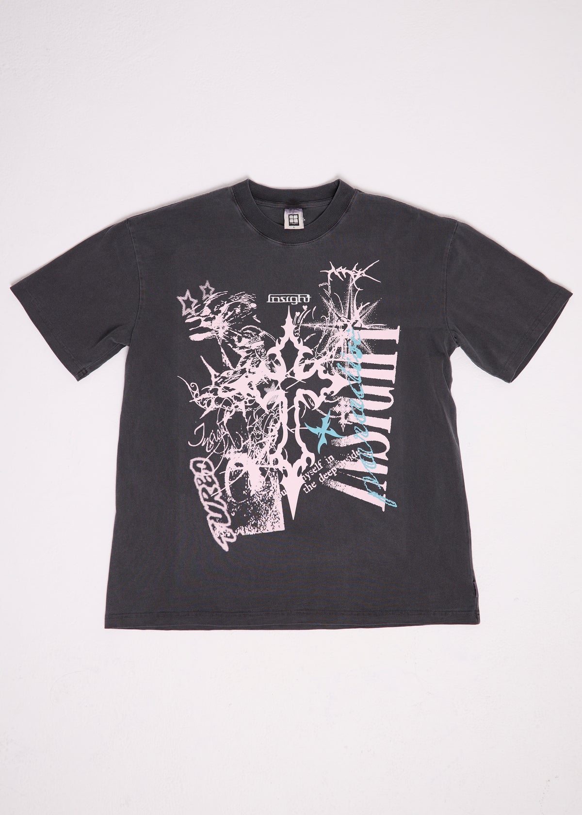 Chalice Short Sleeve T-Shirt WASHED BLACK