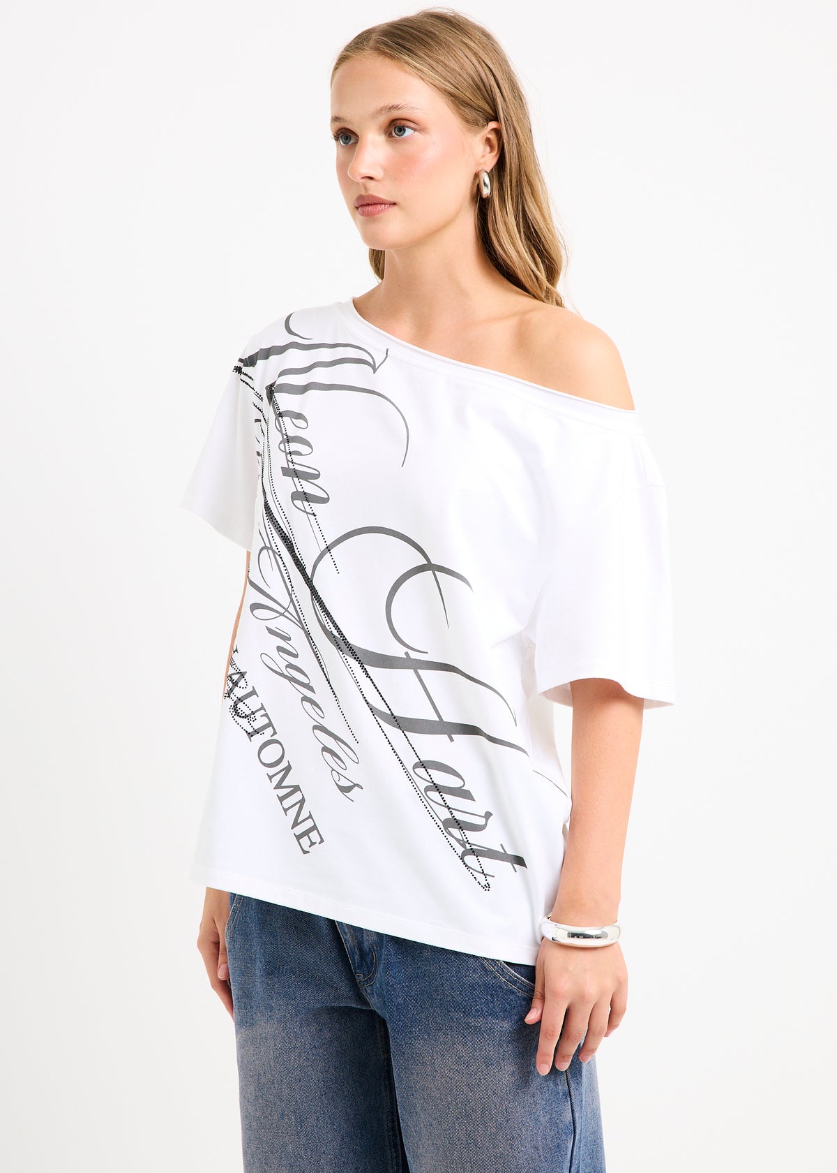 Sakura One Shoulder Top MULTI