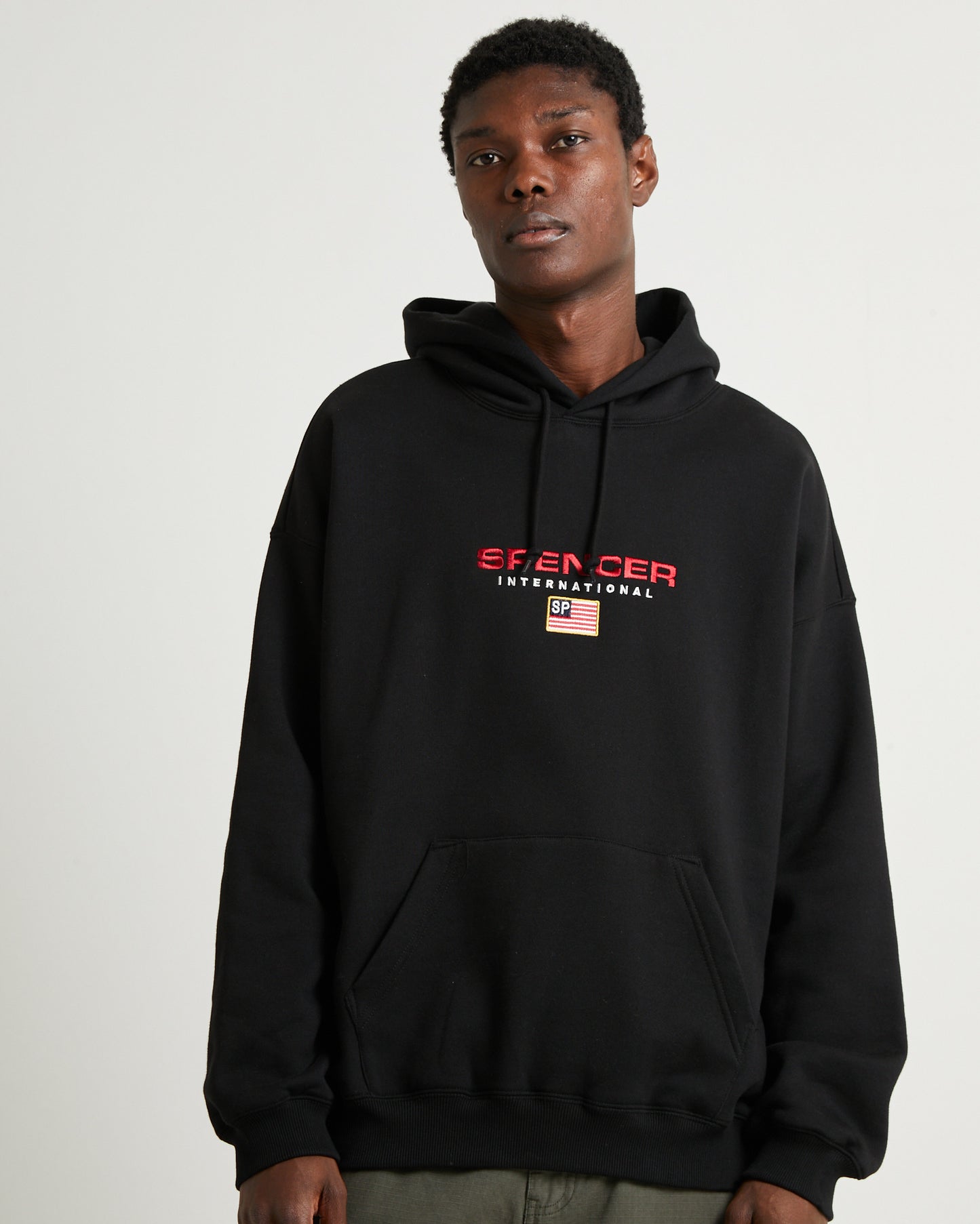 International Hoodie Black