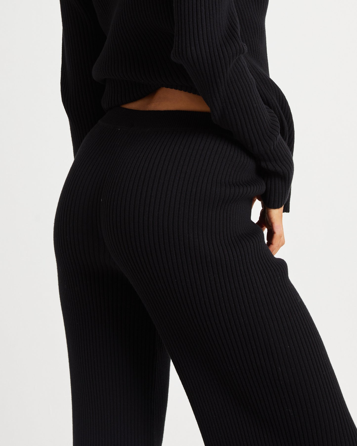Kiah Knit Pants Black