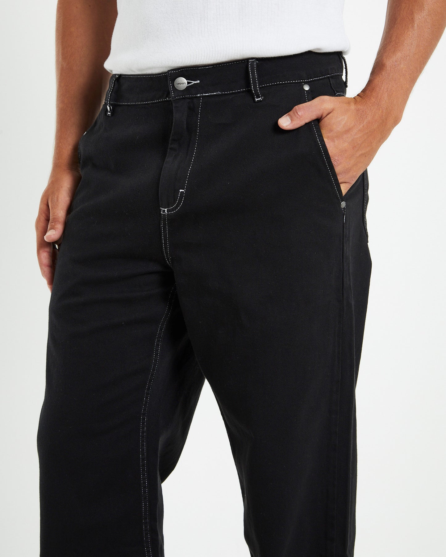 Pablo Recycled Baggy Pants Black