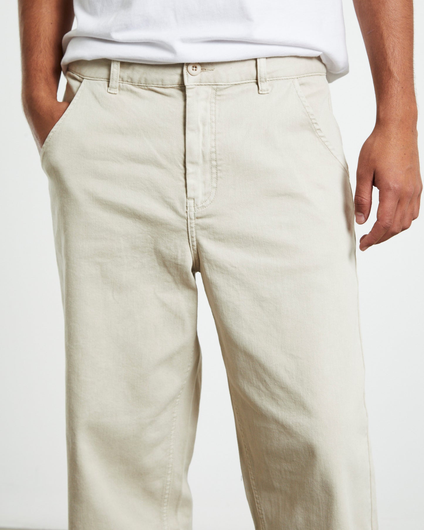 Miranda Vintage Straight Pants Stone