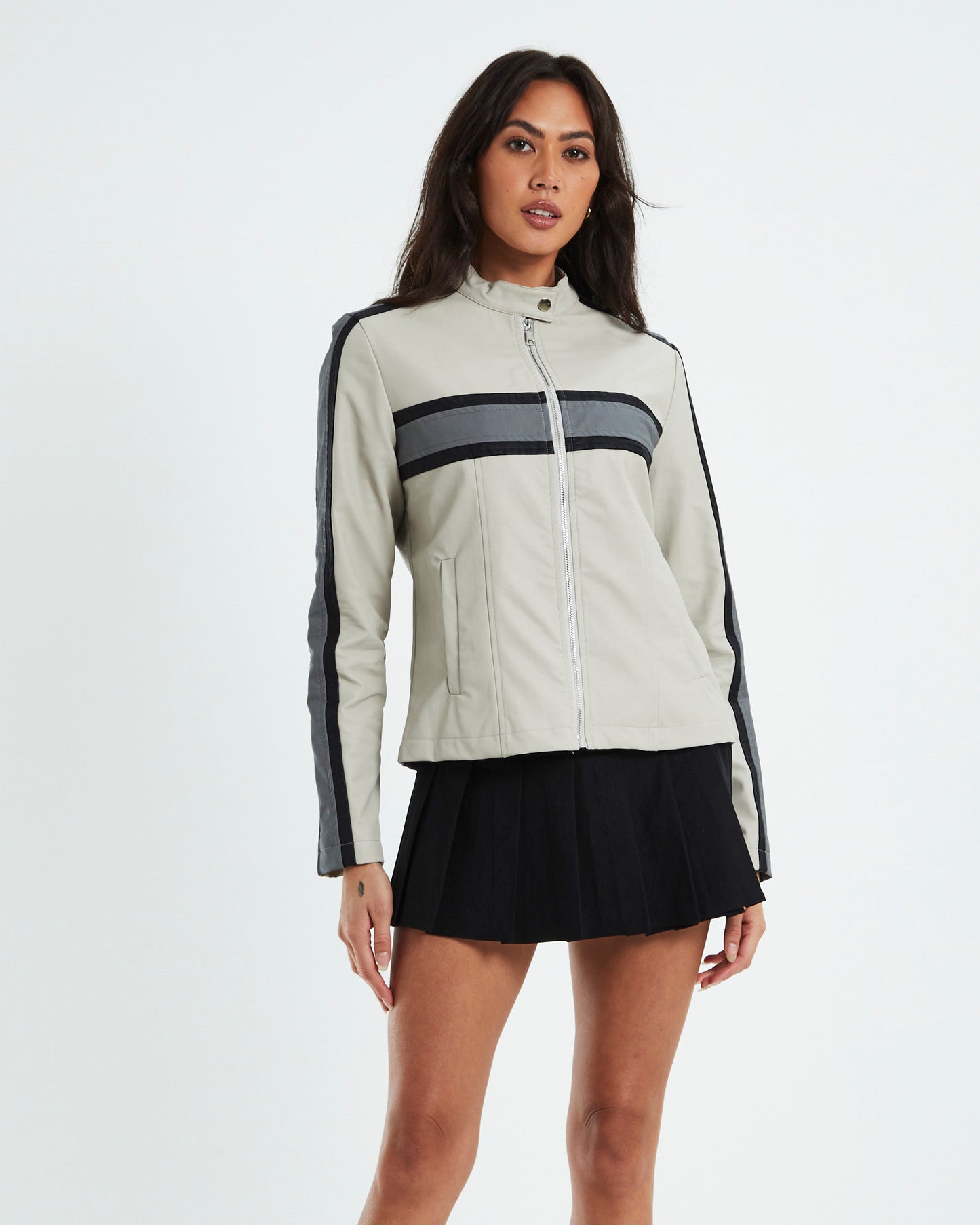 Oliver Jacket Silver Grey