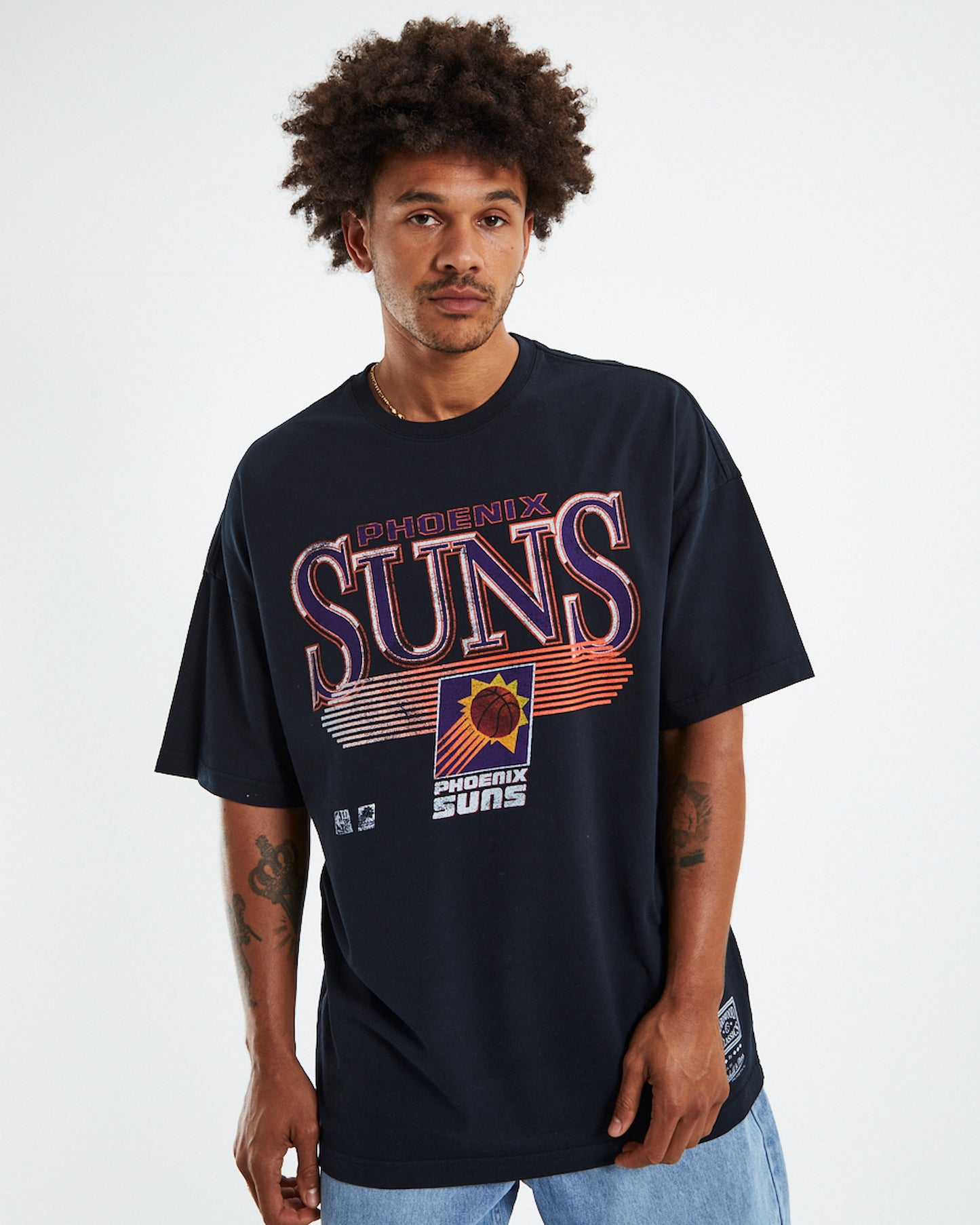 Underscore Phoenix Suns T-shirt Faded Black