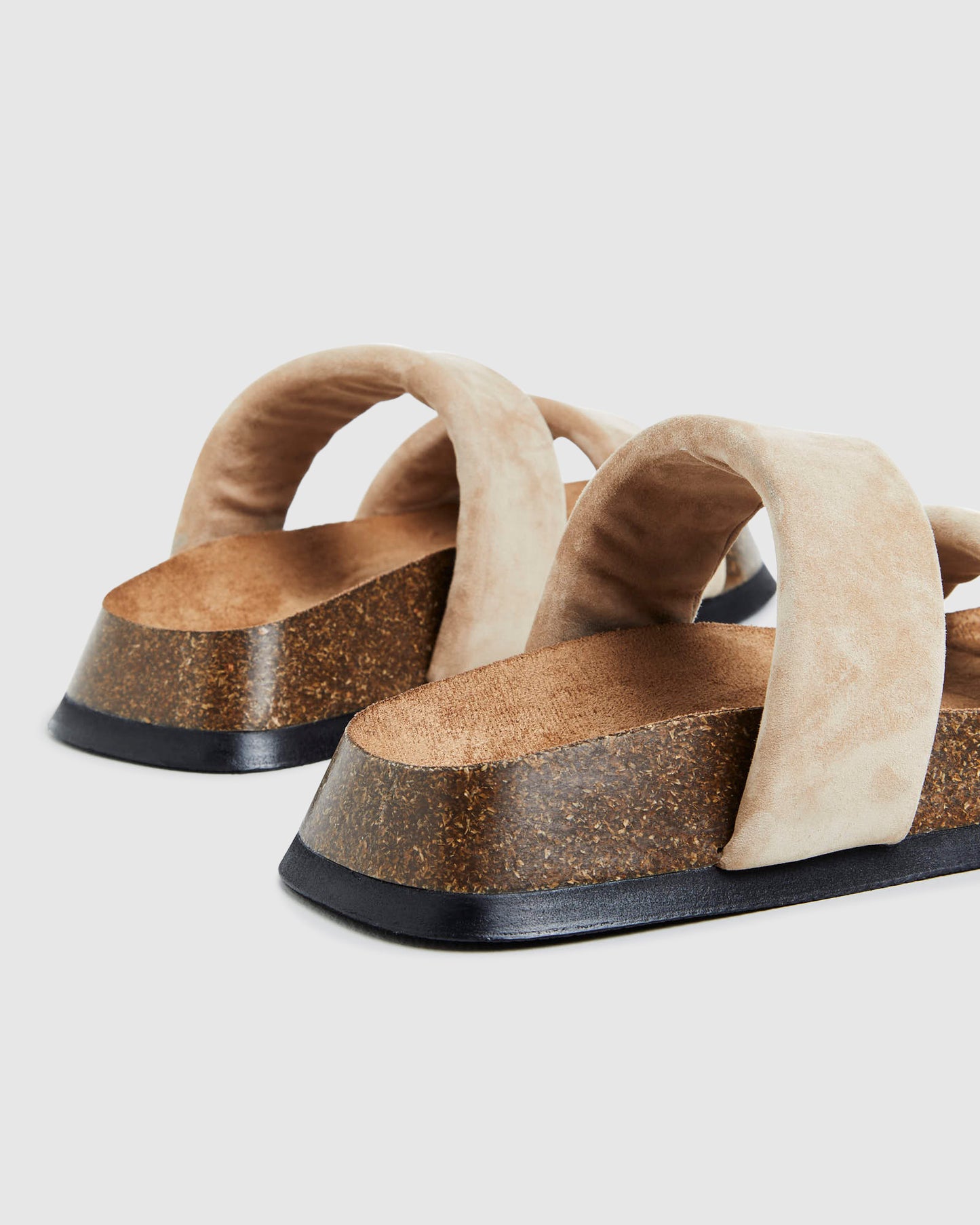 Darcie Sandals Natural Suede