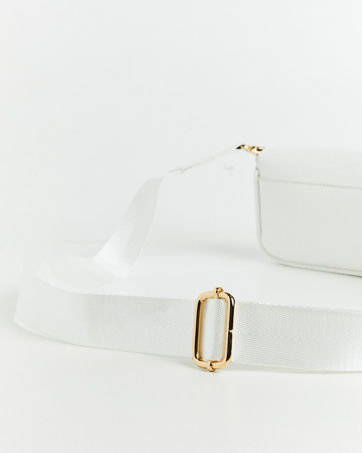 GP Exclusive - Lucky Croc Crossbody Bag White/Gold