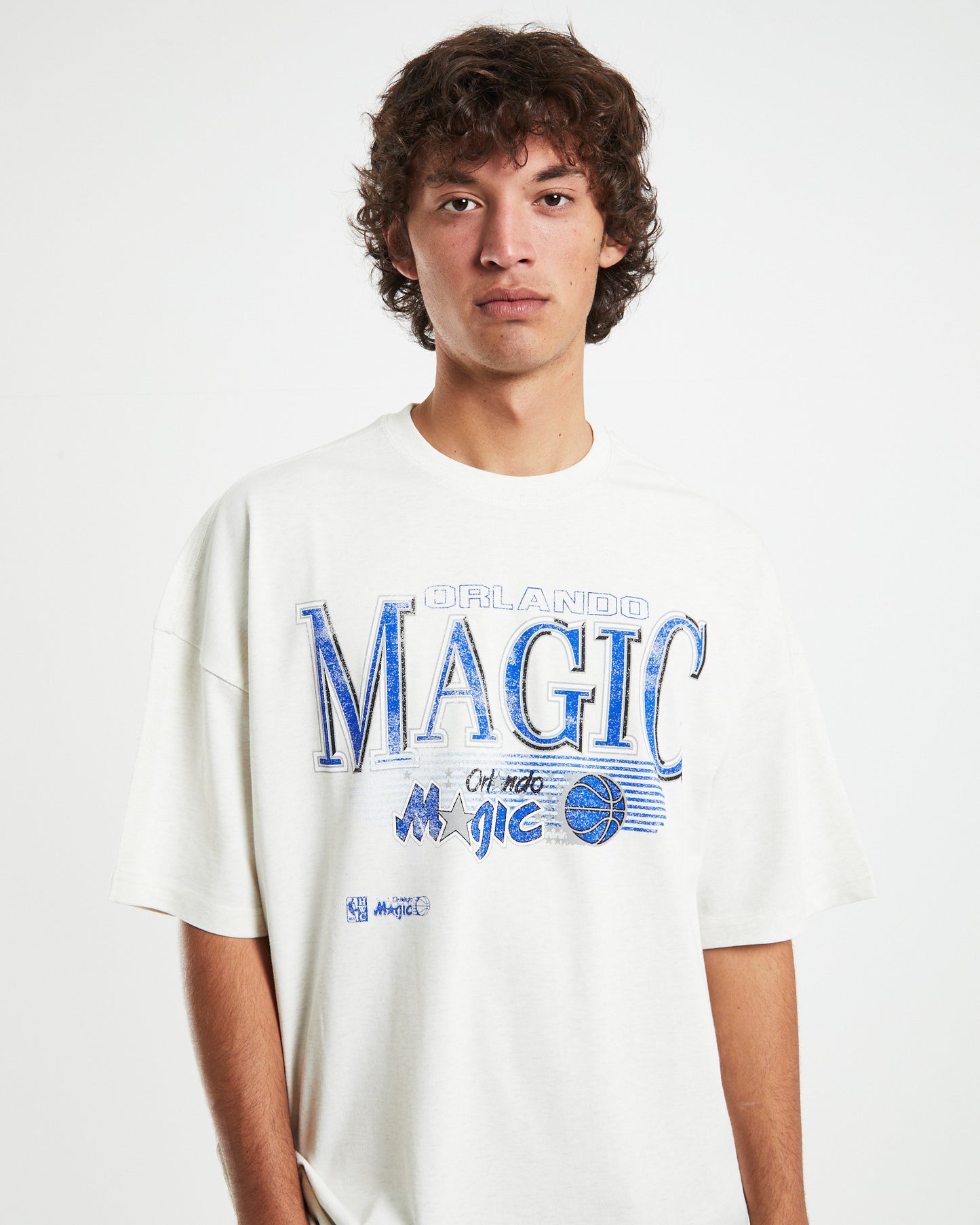 Underscore Oversized T-shirt Orlando Magic White Marle