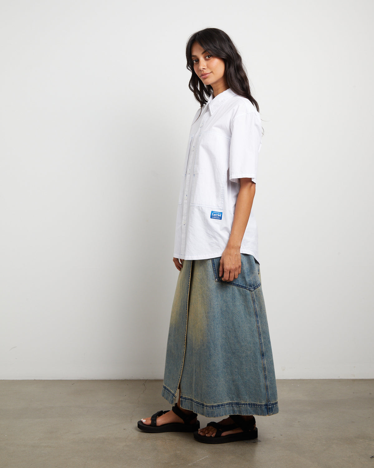 Cliff Short Sleeve Shirt WHITE